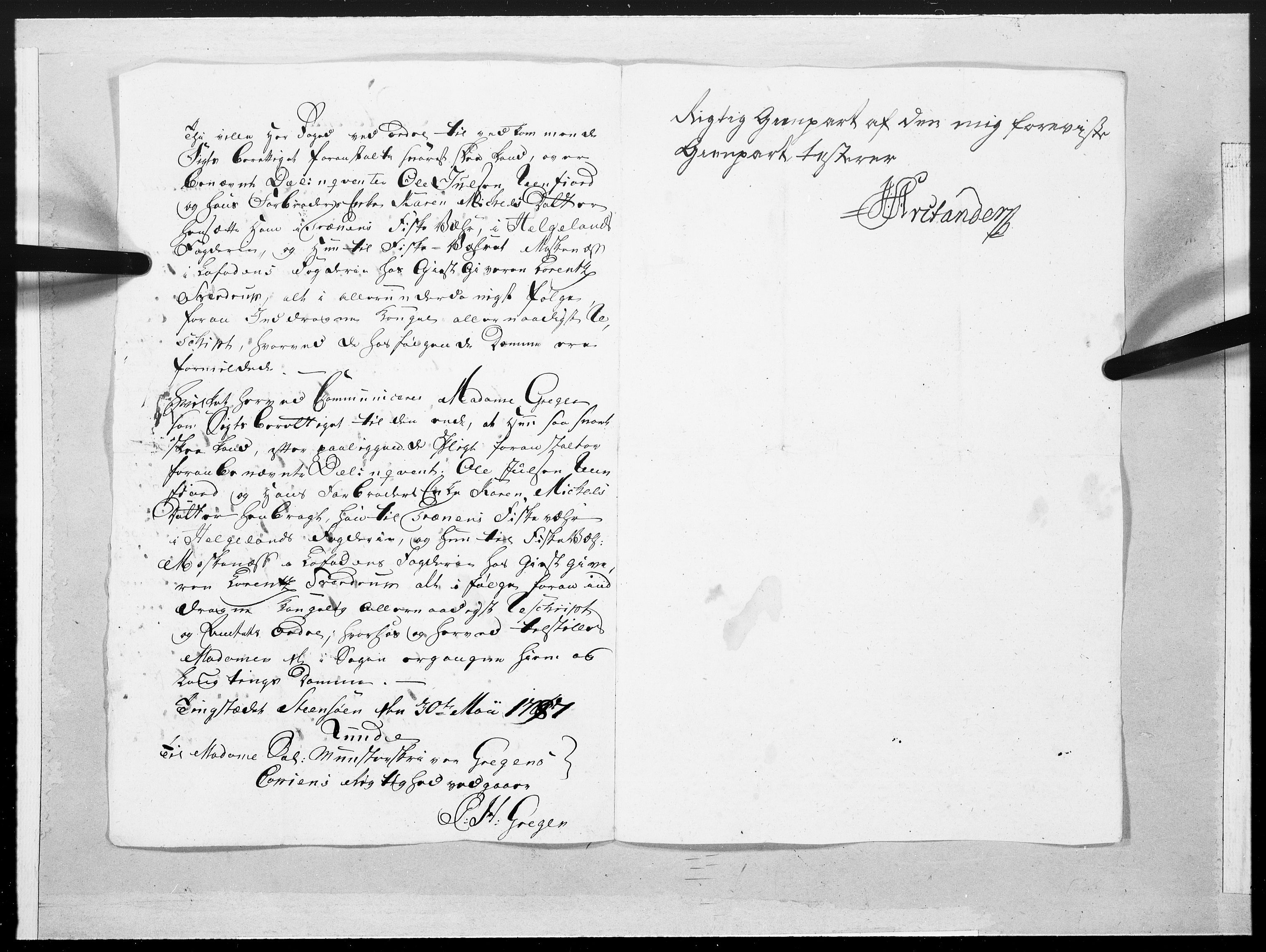 Danske Kanselli 1572-1799, AV/RA-EA-3023/F/Fc/Fcc/Fcca/L0303: Norske innlegg 1572-1799, 1795, p. 30