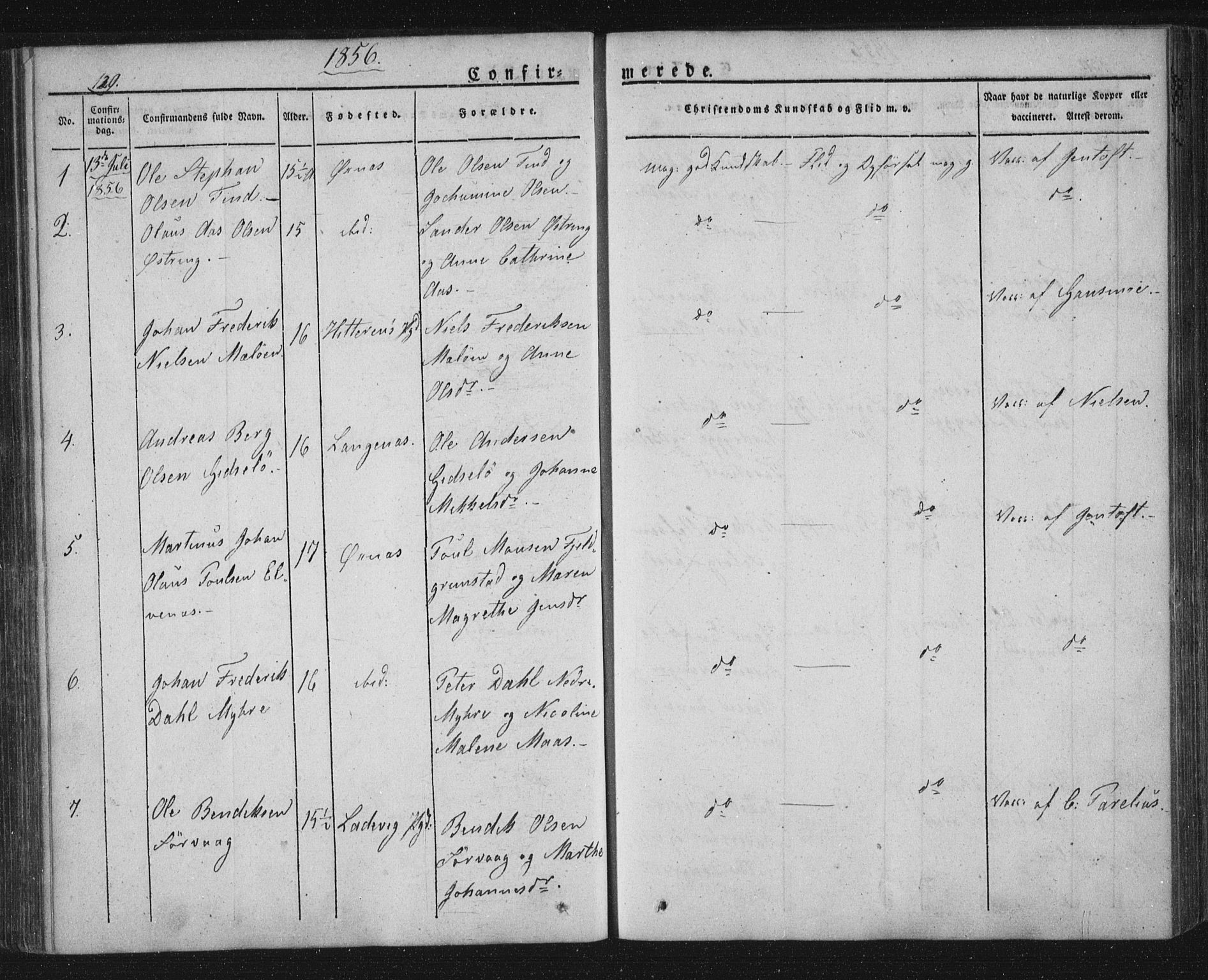 Ministerialprotokoller, klokkerbøker og fødselsregistre - Nordland, SAT/A-1459/893/L1332: Parish register (official) no. 893A05, 1841-1858, p. 129