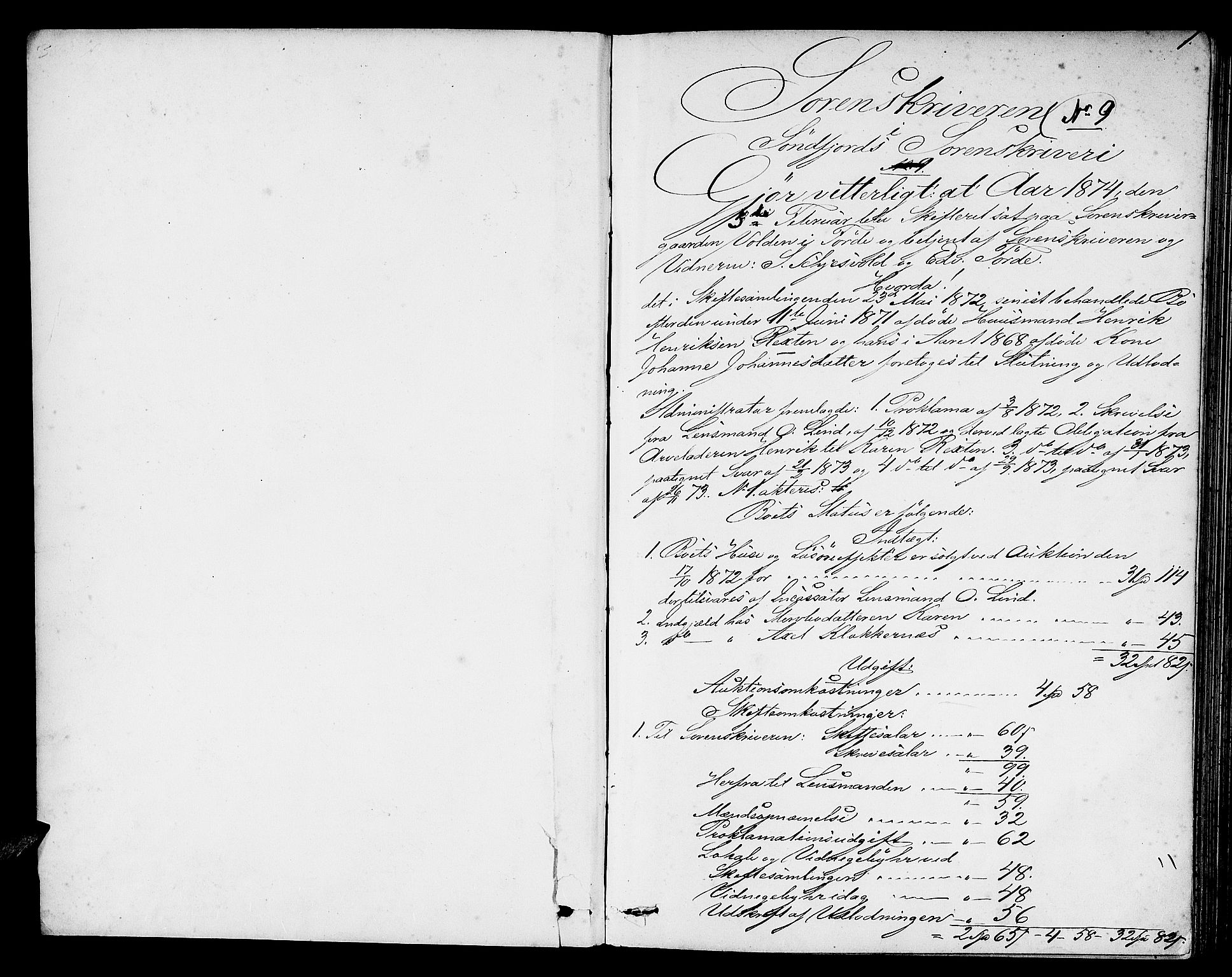 Sunnfjord tingrett, AV/SAB-A-3201/1/H/Hd/L0005: Skifteutlodningsprotokoll, 1874-1881, p. 0b-1a