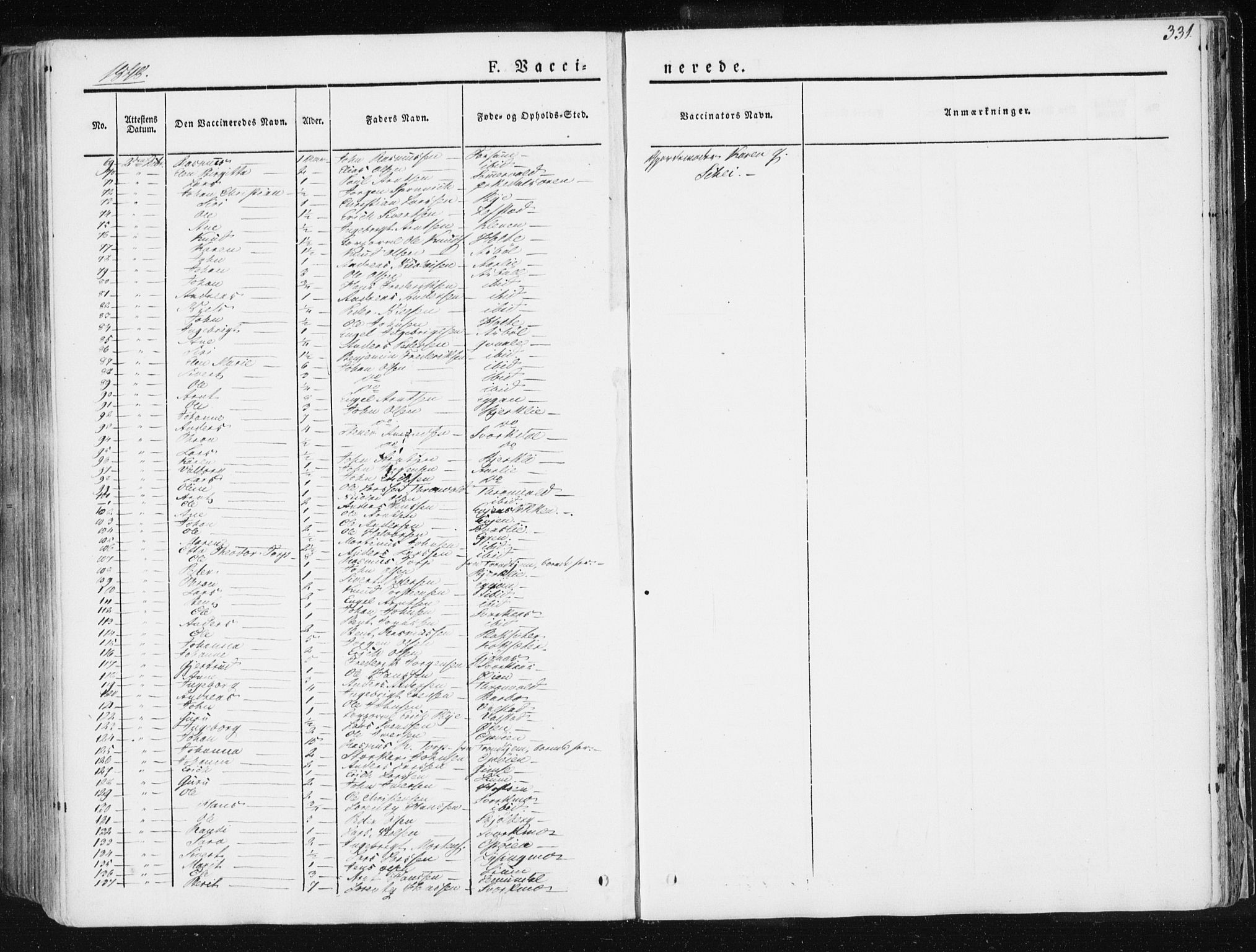 Ministerialprotokoller, klokkerbøker og fødselsregistre - Sør-Trøndelag, SAT/A-1456/668/L0805: Parish register (official) no. 668A05, 1840-1853, p. 331