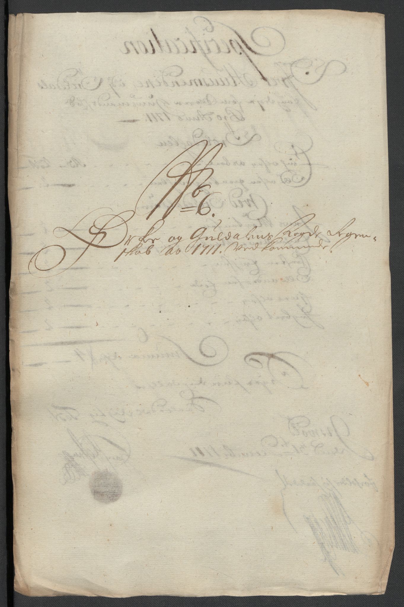 Rentekammeret inntil 1814, Reviderte regnskaper, Fogderegnskap, RA/EA-4092/R60/L3961: Fogderegnskap Orkdal og Gauldal, 1711, p. 129