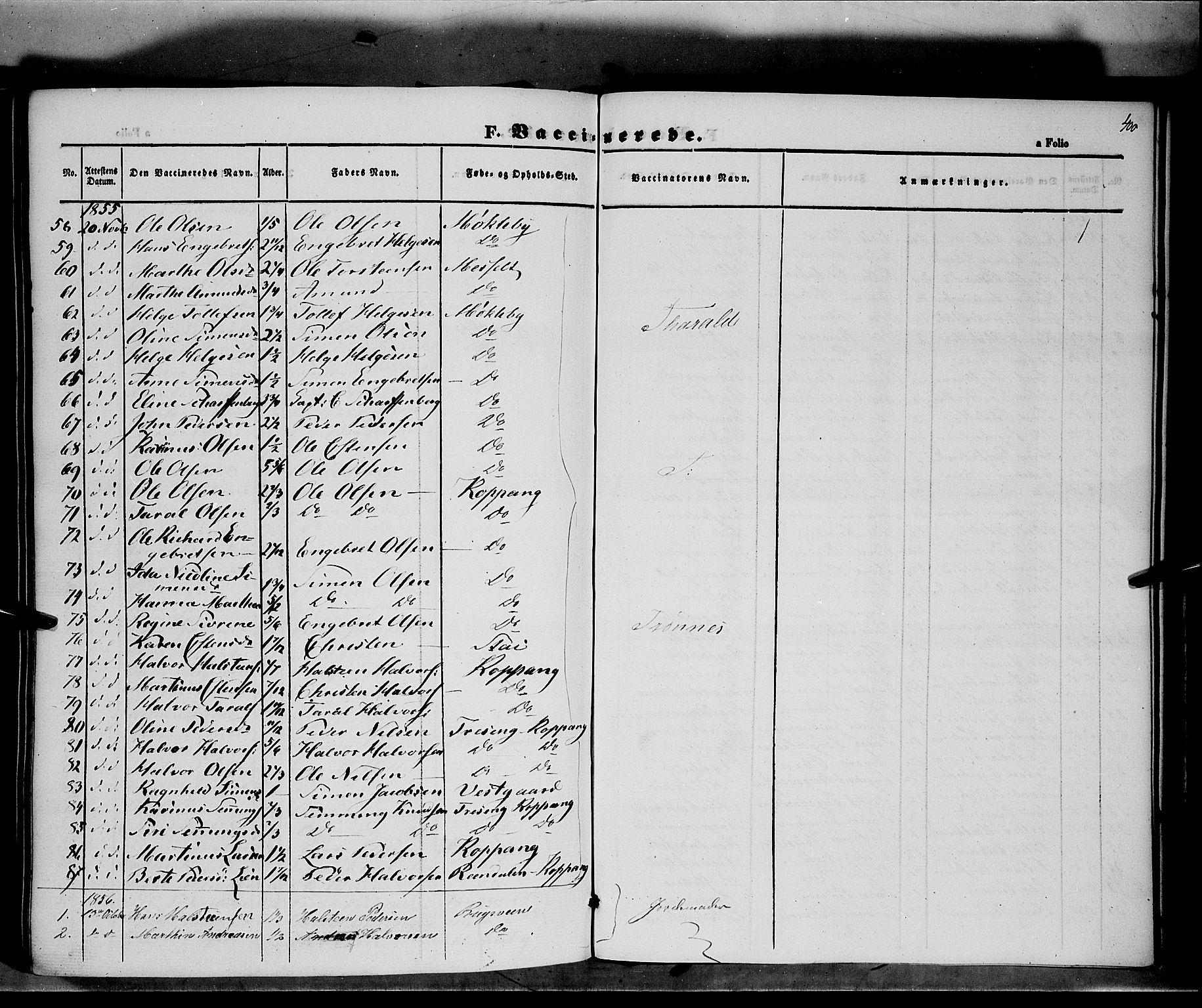 Åmot prestekontor, Hedmark, AV/SAH-PREST-056/H/Ha/Haa/L0006: Parish register (official) no. 6, 1842-1861, p. 400