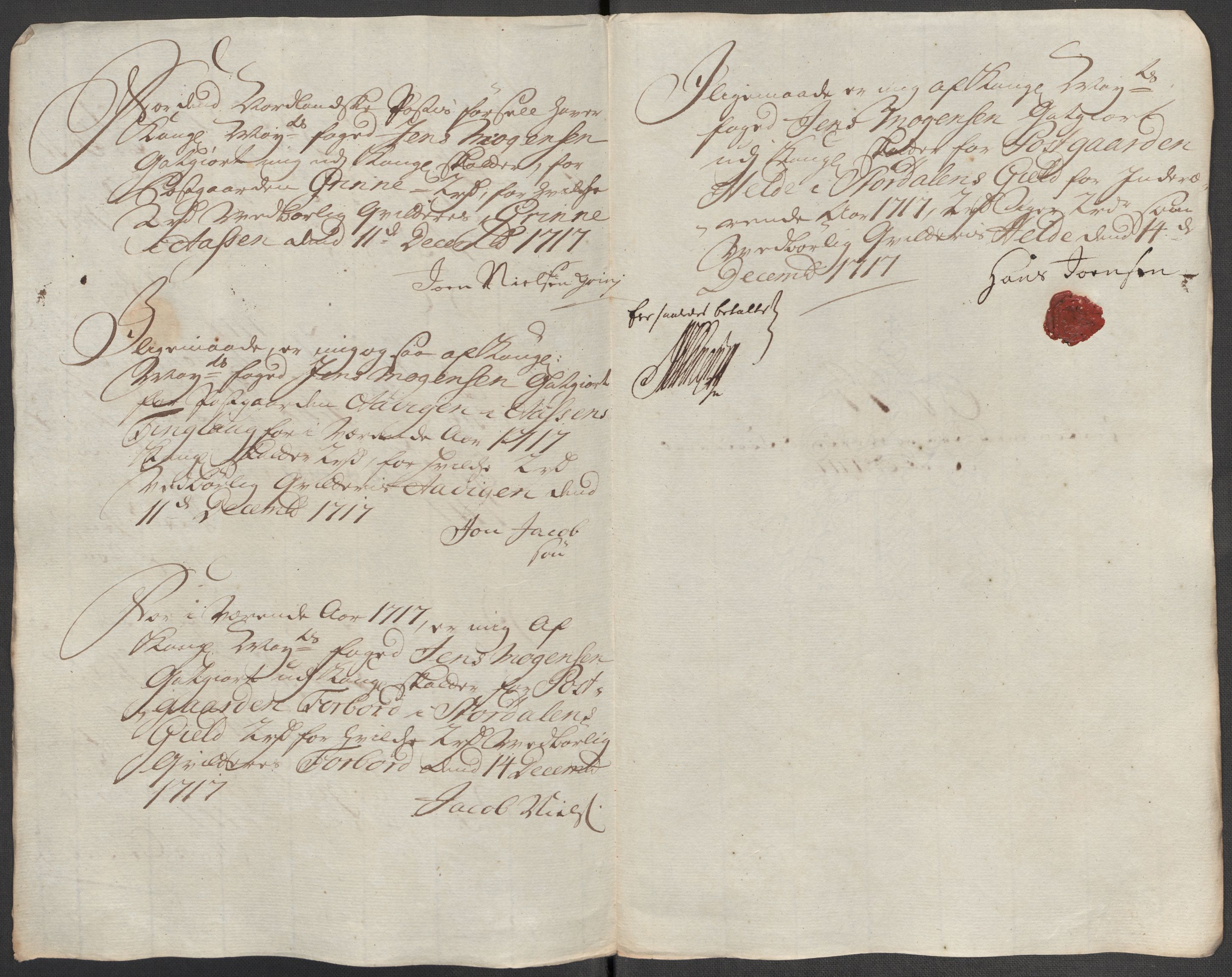 Rentekammeret inntil 1814, Reviderte regnskaper, Fogderegnskap, AV/RA-EA-4092/R62/L4207: Fogderegnskap Stjørdal og Verdal, 1717, p. 261