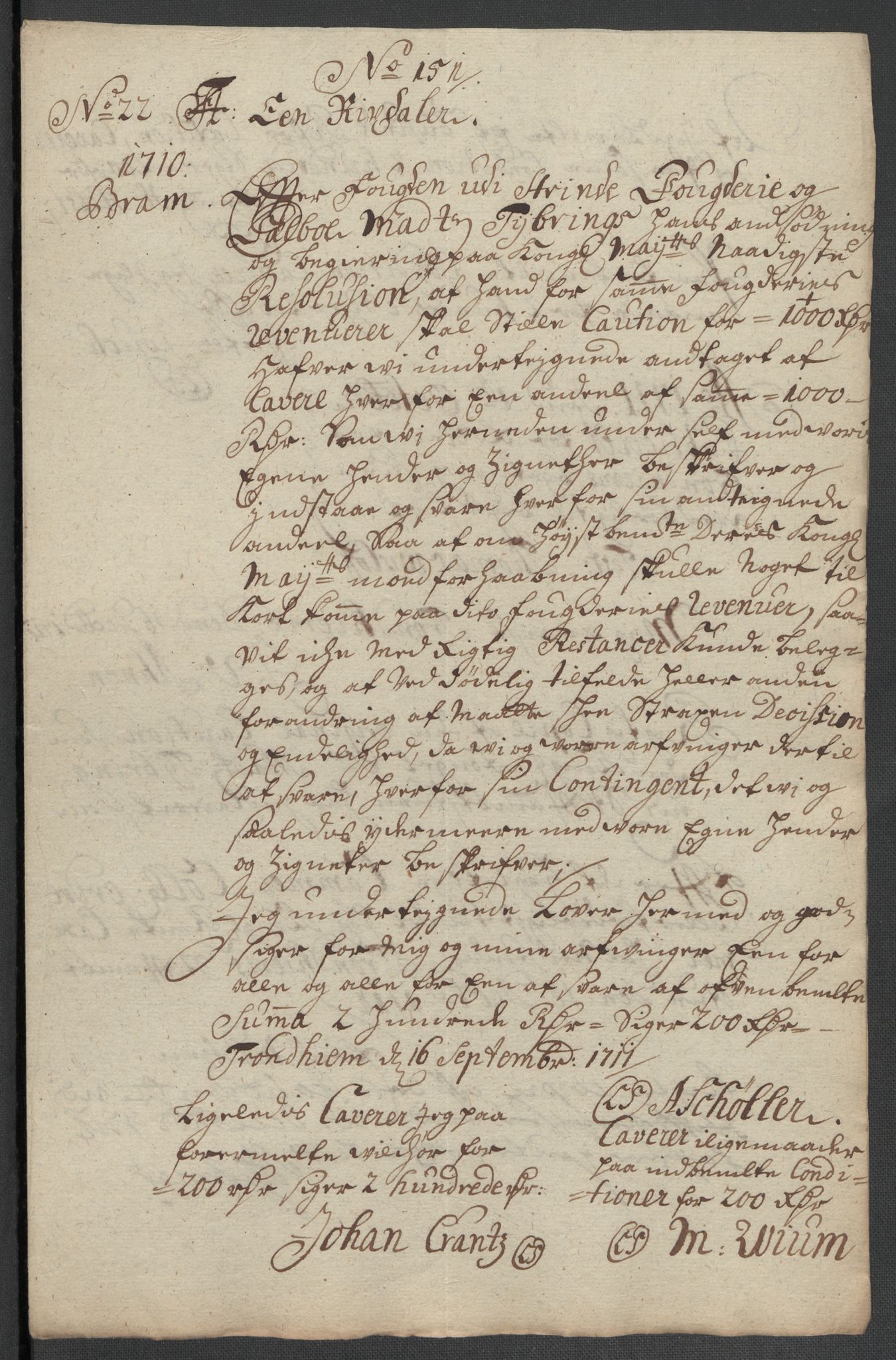 Rentekammeret inntil 1814, Reviderte regnskaper, Fogderegnskap, AV/RA-EA-4092/R61/L4111: Fogderegnskap Strinda og Selbu, 1709-1710, p. 267