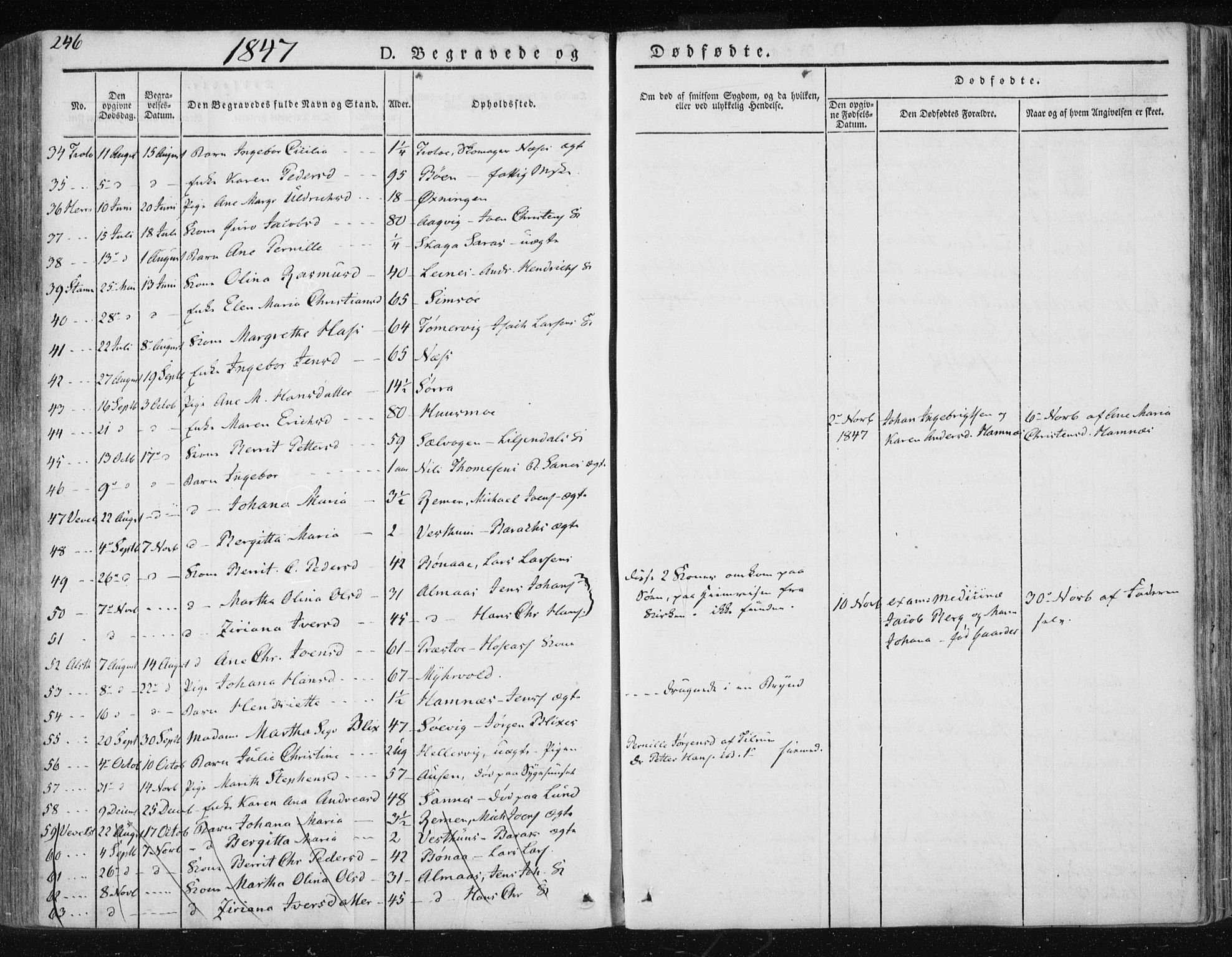 Ministerialprotokoller, klokkerbøker og fødselsregistre - Nordland, AV/SAT-A-1459/830/L0447: Parish register (official) no. 830A11, 1831-1854, p. 246