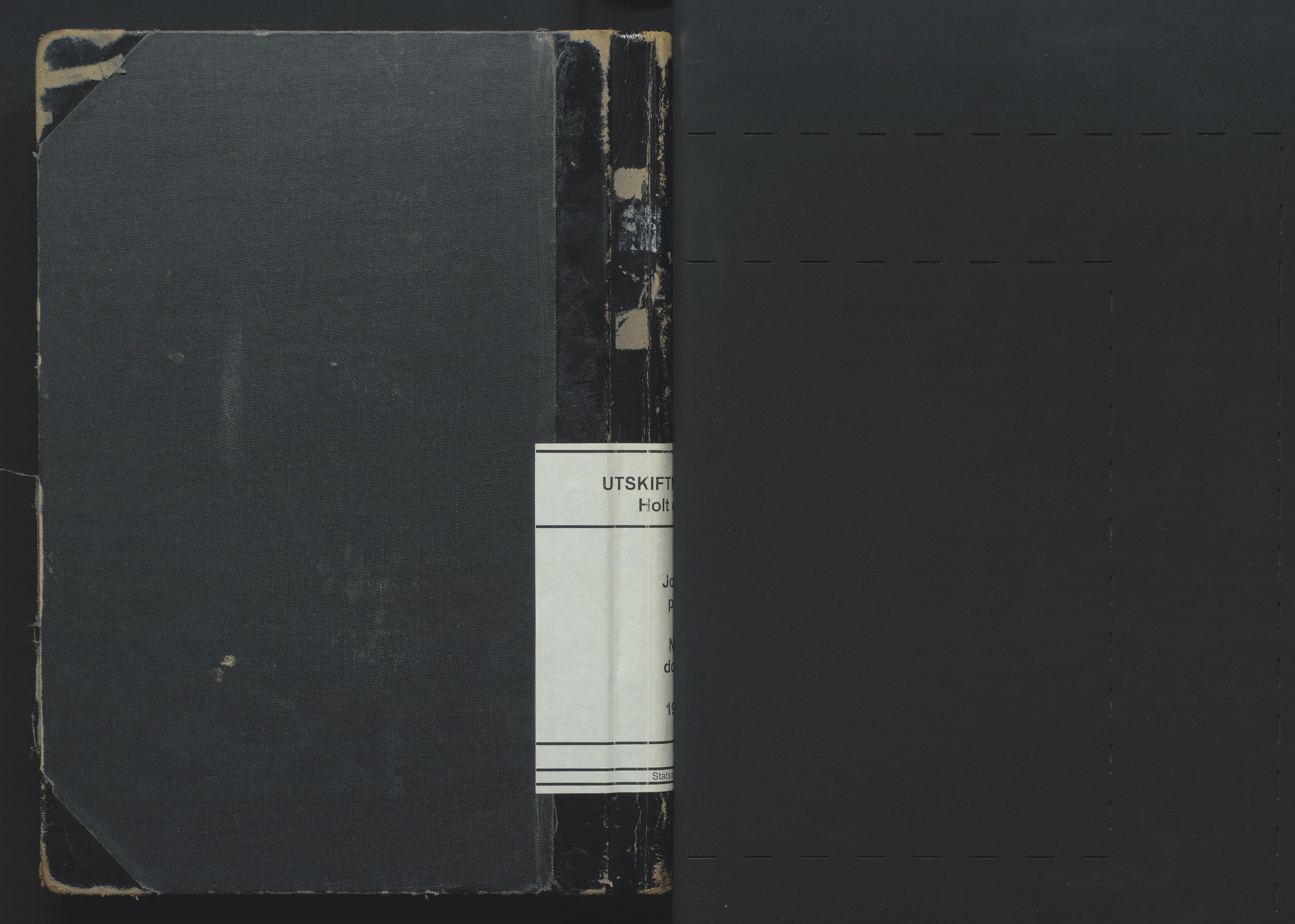 Nedenes jordskifterett, AV/SAK-1541-0007/F/Fa/Faa/L0006: Jordskifteprotokoll med gårdsregister, Nedenes domssokn nr 20, 1959-1963