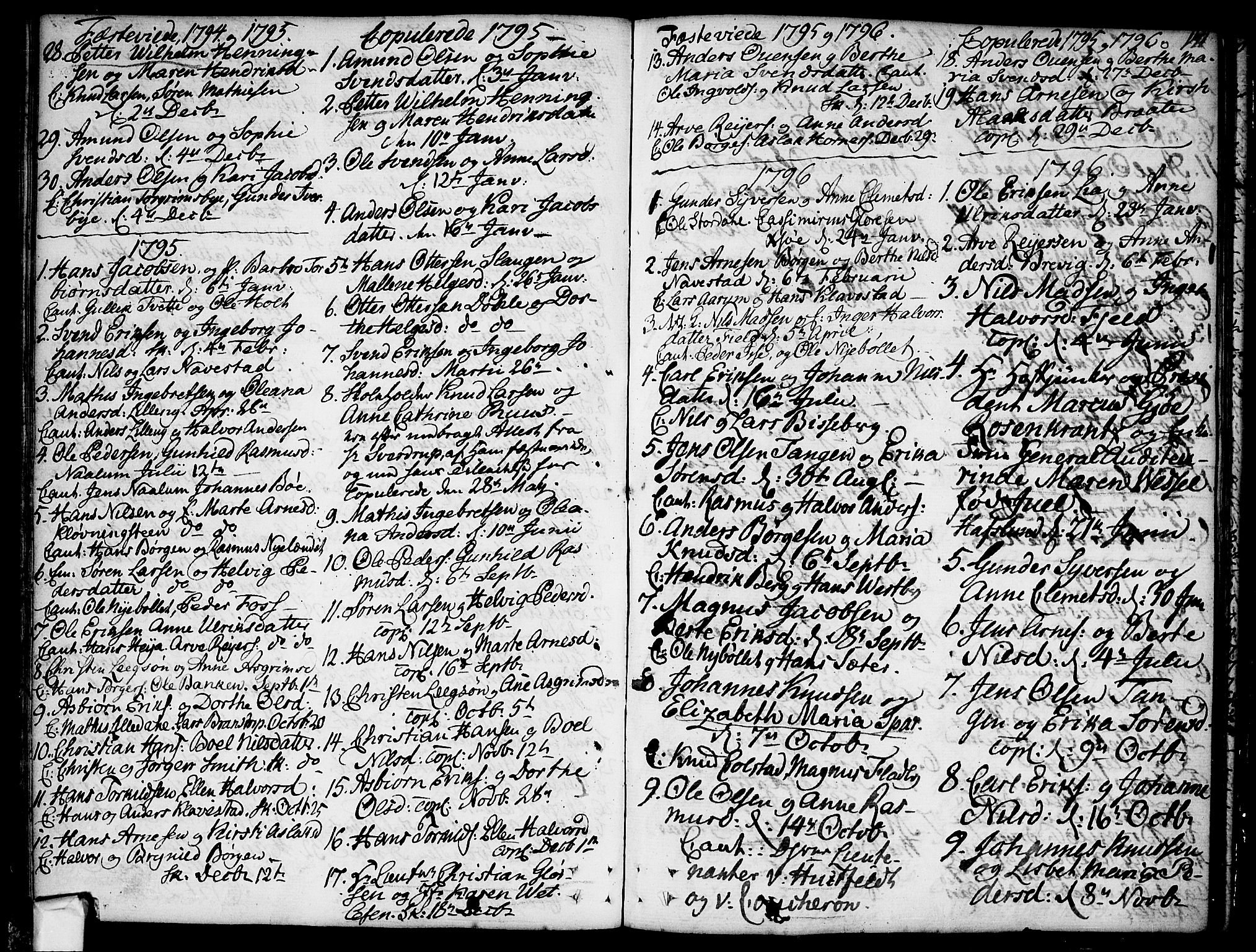 Skjeberg prestekontor Kirkebøker, SAO/A-10923/F/Fa/L0003: Parish register (official) no. I 3, 1792-1814, p. 171