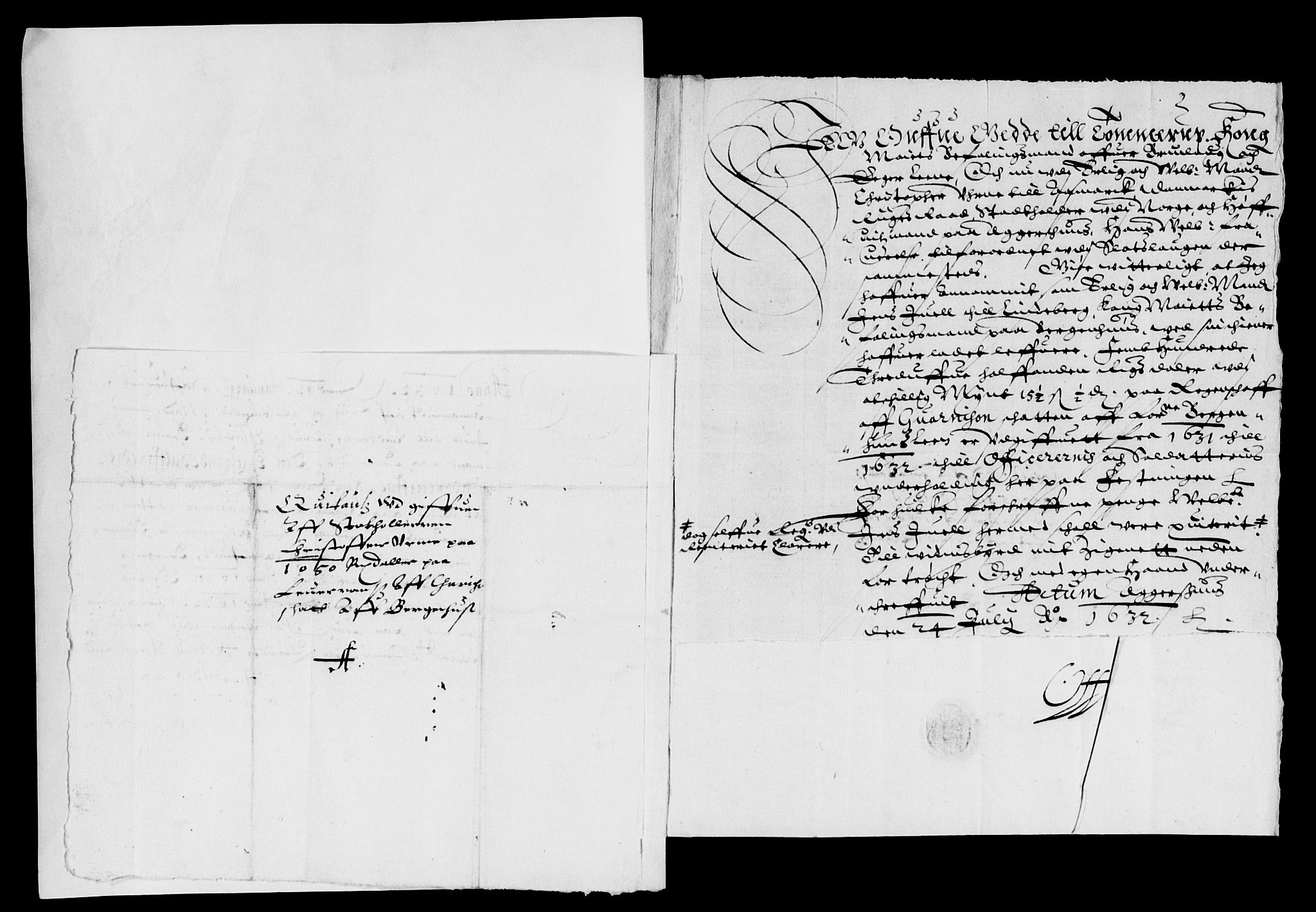 Rentekammeret inntil 1814, Reviderte regnskaper, Lensregnskaper, AV/RA-EA-5023/R/Rb/Rbt/L0060: Bergenhus len, 1631-1633