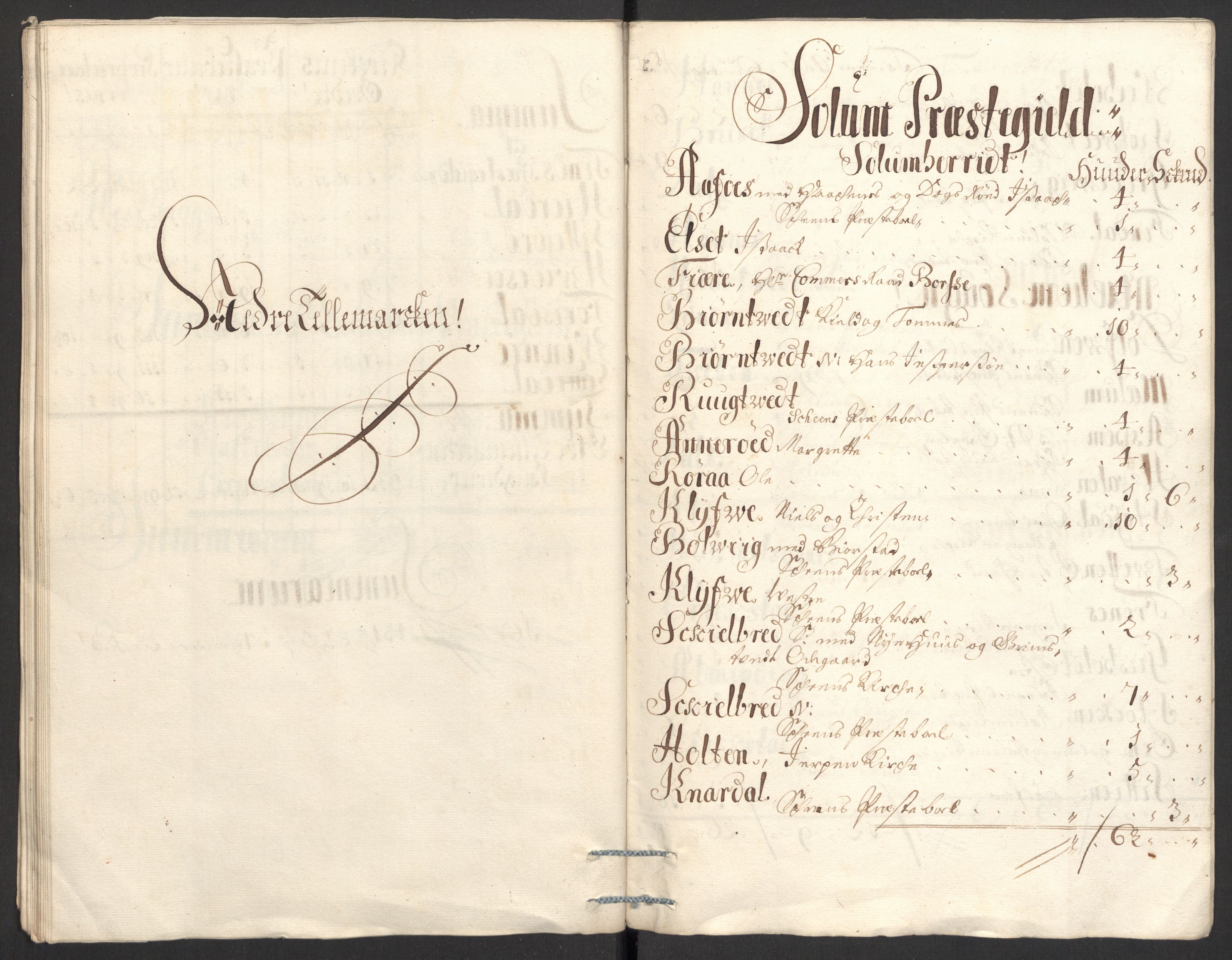 Rentekammeret inntil 1814, Reviderte regnskaper, Fogderegnskap, AV/RA-EA-4092/R36/L2101: Fogderegnskap Øvre og Nedre Telemark og Bamble, 1699, p. 287