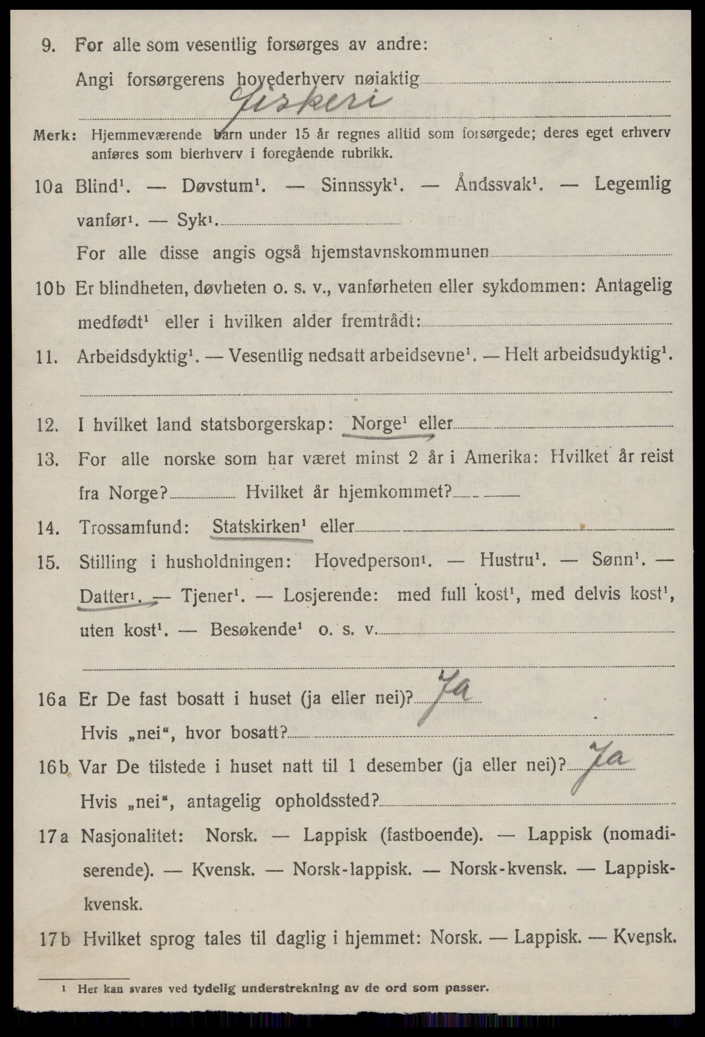 SAT, 1920 census for Nord-Frøya, 1920, p. 8122