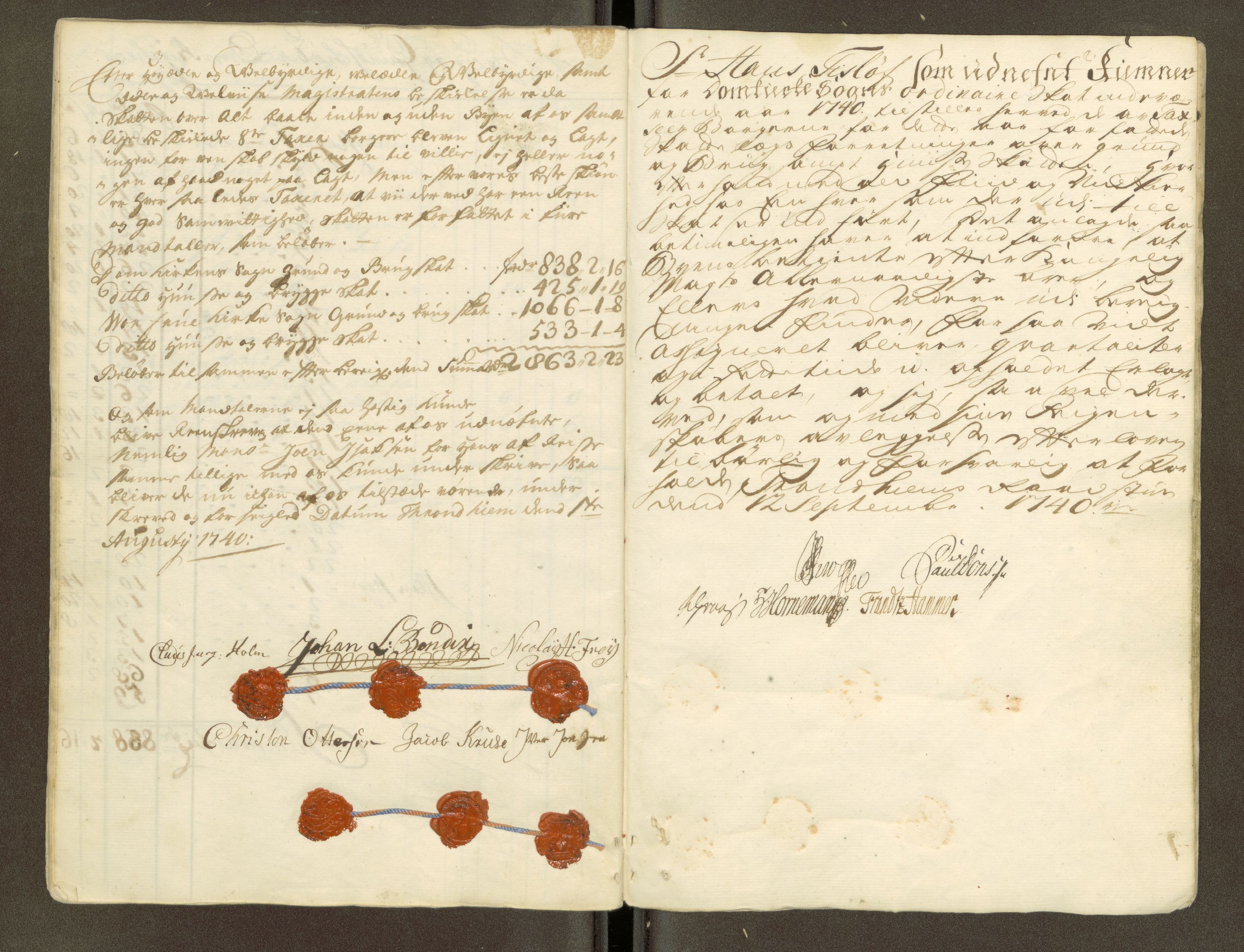 Trondheim magistrat, SAT/A-4372/D/Da/L0007: Skattemanntall, 1740-1745, p. 57