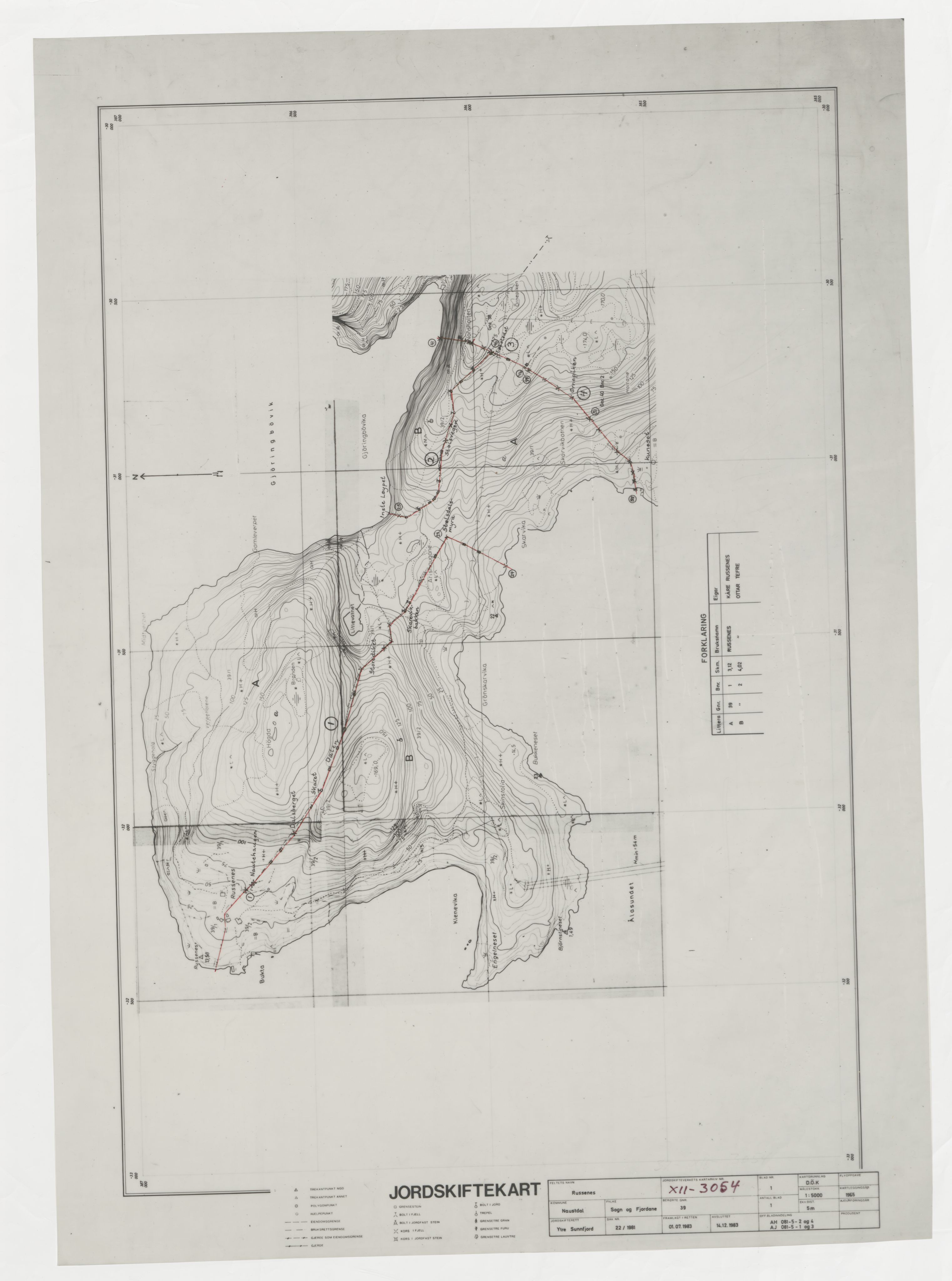 Jordskifteverkets kartarkiv, RA/S-3929/T, 1859-1988, p. 3737