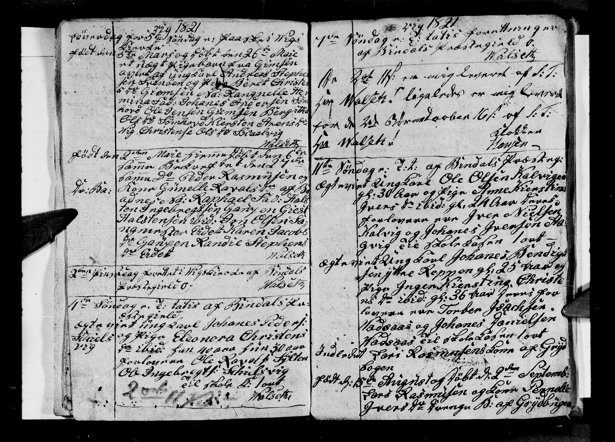 Ministerialprotokoller, klokkerbøker og fødselsregistre - Nordland, AV/SAT-A-1459/810/L0141: Parish register (official) no. 810A05, 1819-1825