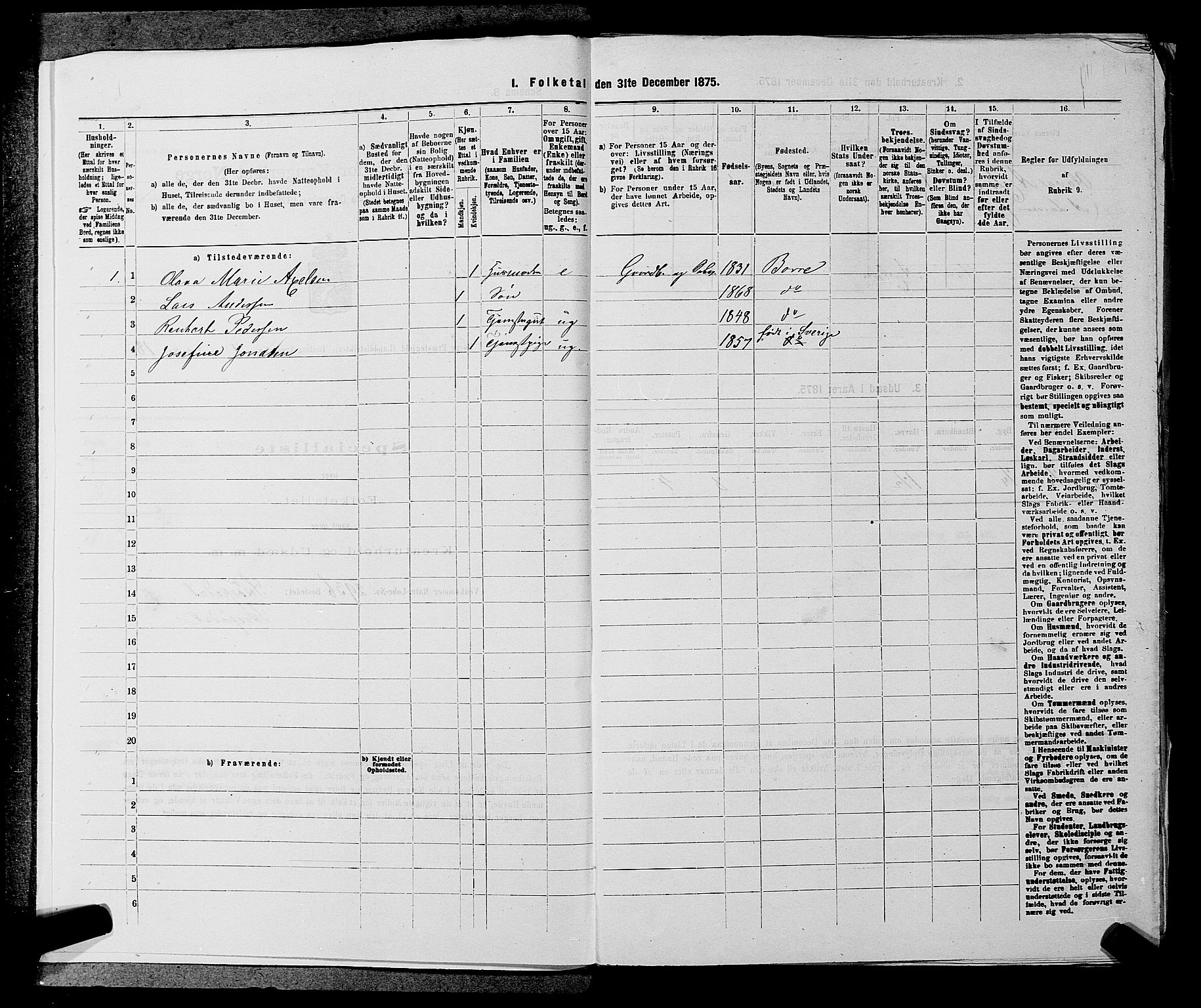 SAKO, 1875 census for 0717L Borre/Borre og Nykirke, 1875, p. 760