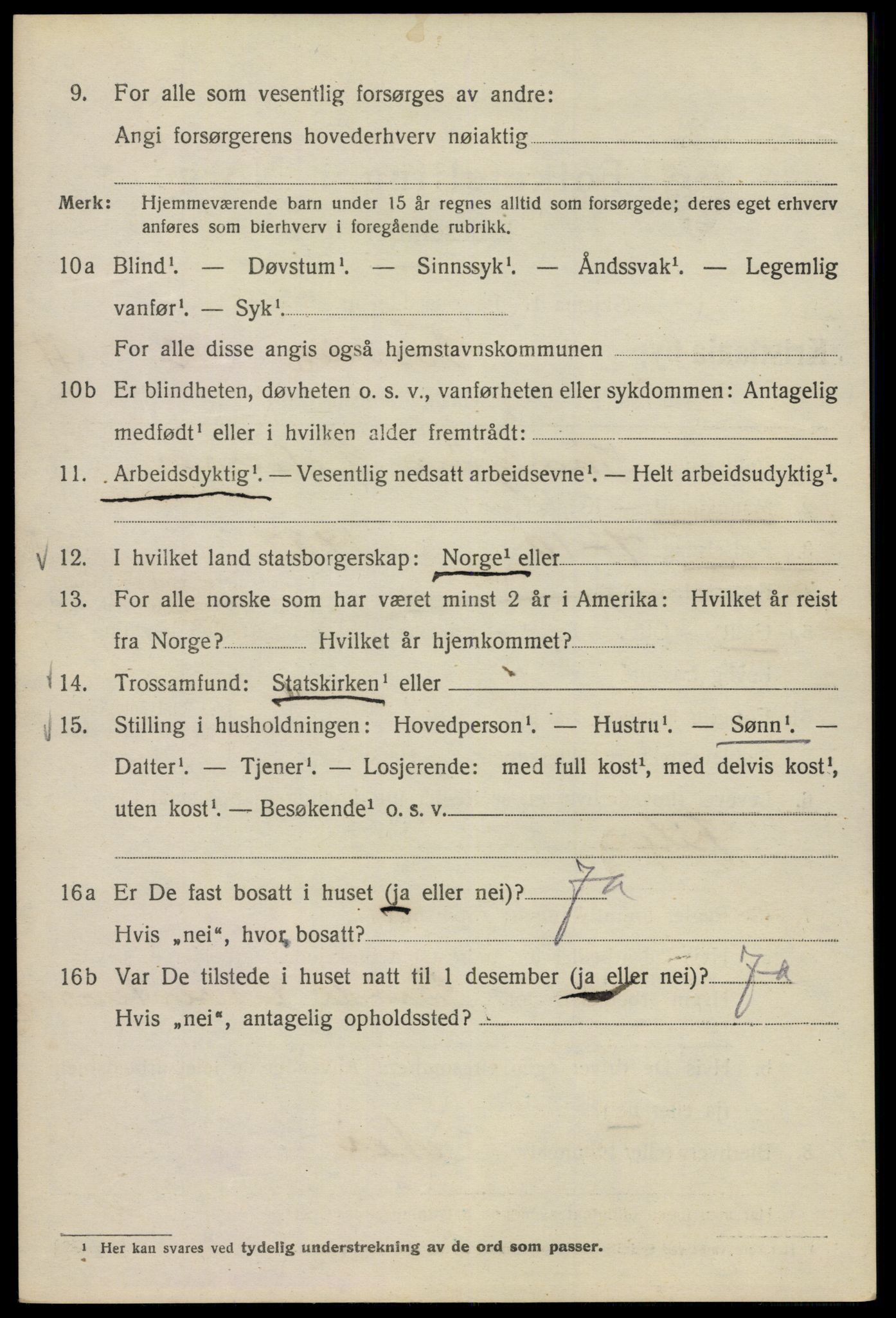 SAO, 1920 census for Kristiania, 1920, p. 231232