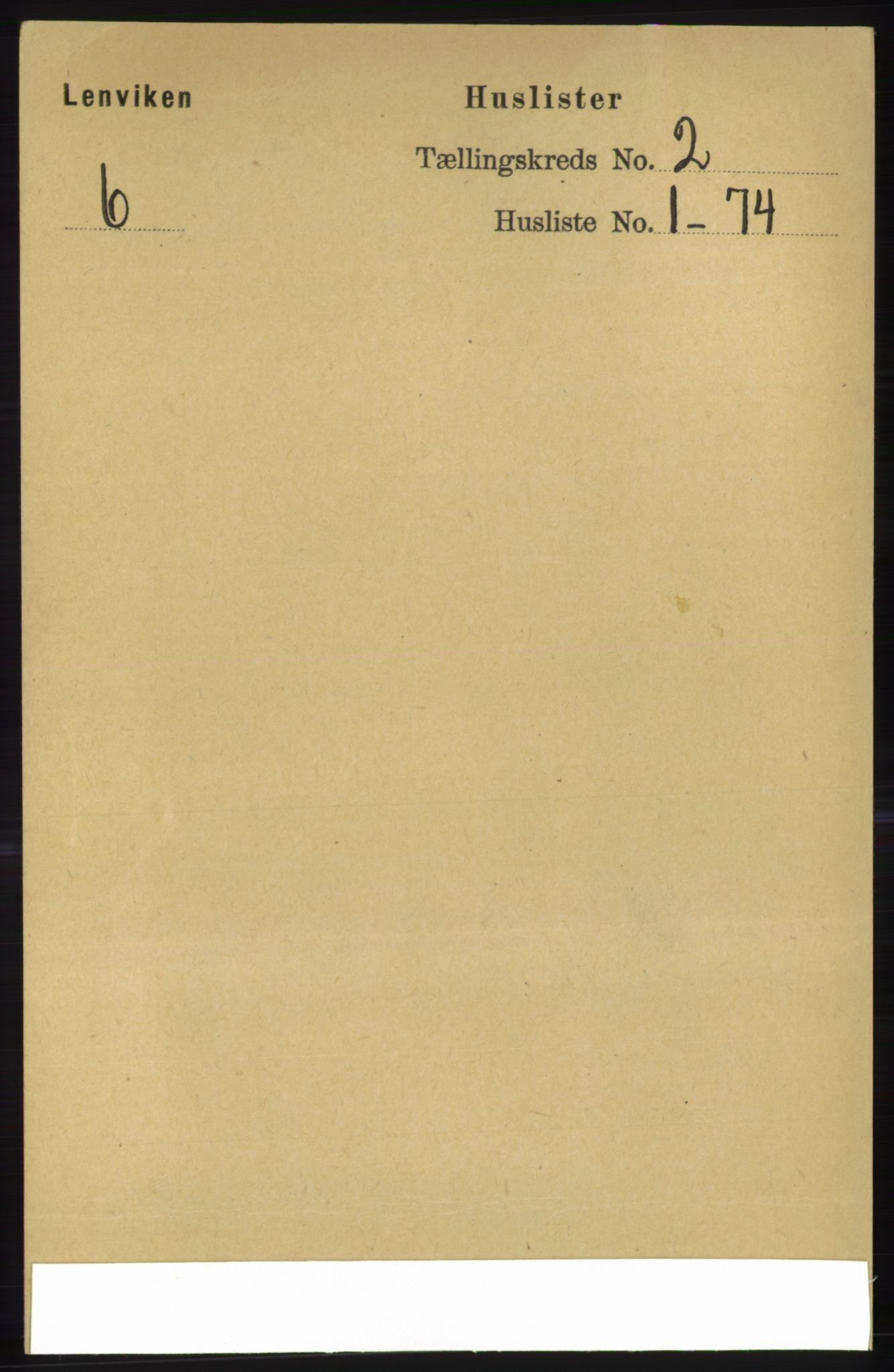 RA, 1891 census for 1931 Lenvik, 1891, p. 702