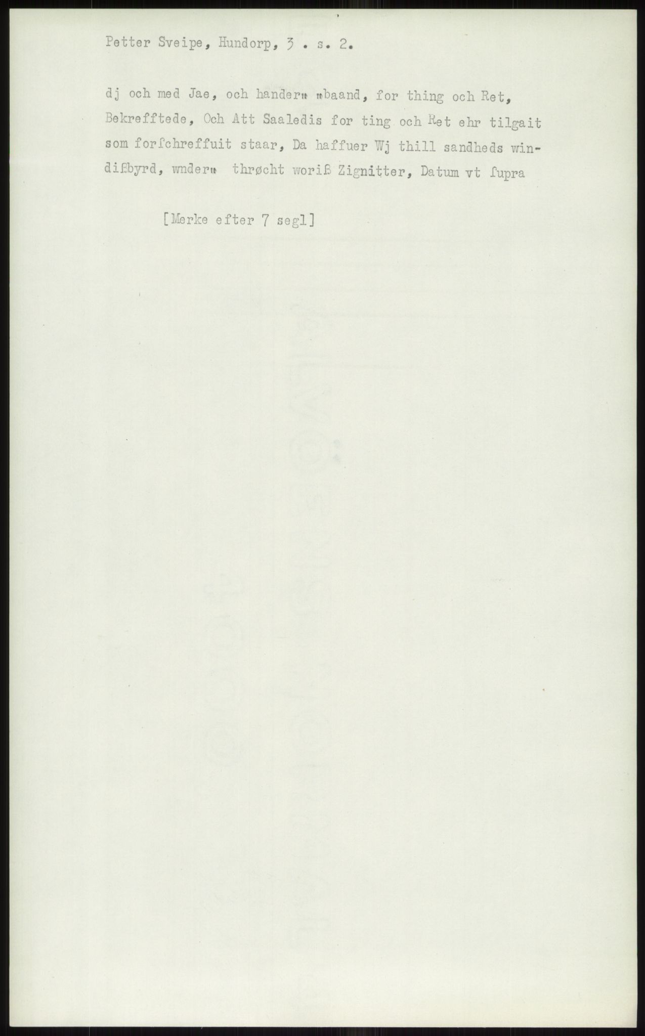 Samlinger til kildeutgivelse, Diplomavskriftsamlingen, AV/RA-EA-4053/H/Ha, p. 119