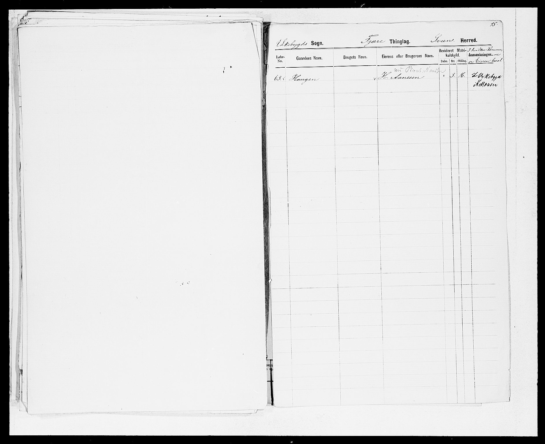 SAB, 1875 census for 1216P Sveio, 1875, p. 37