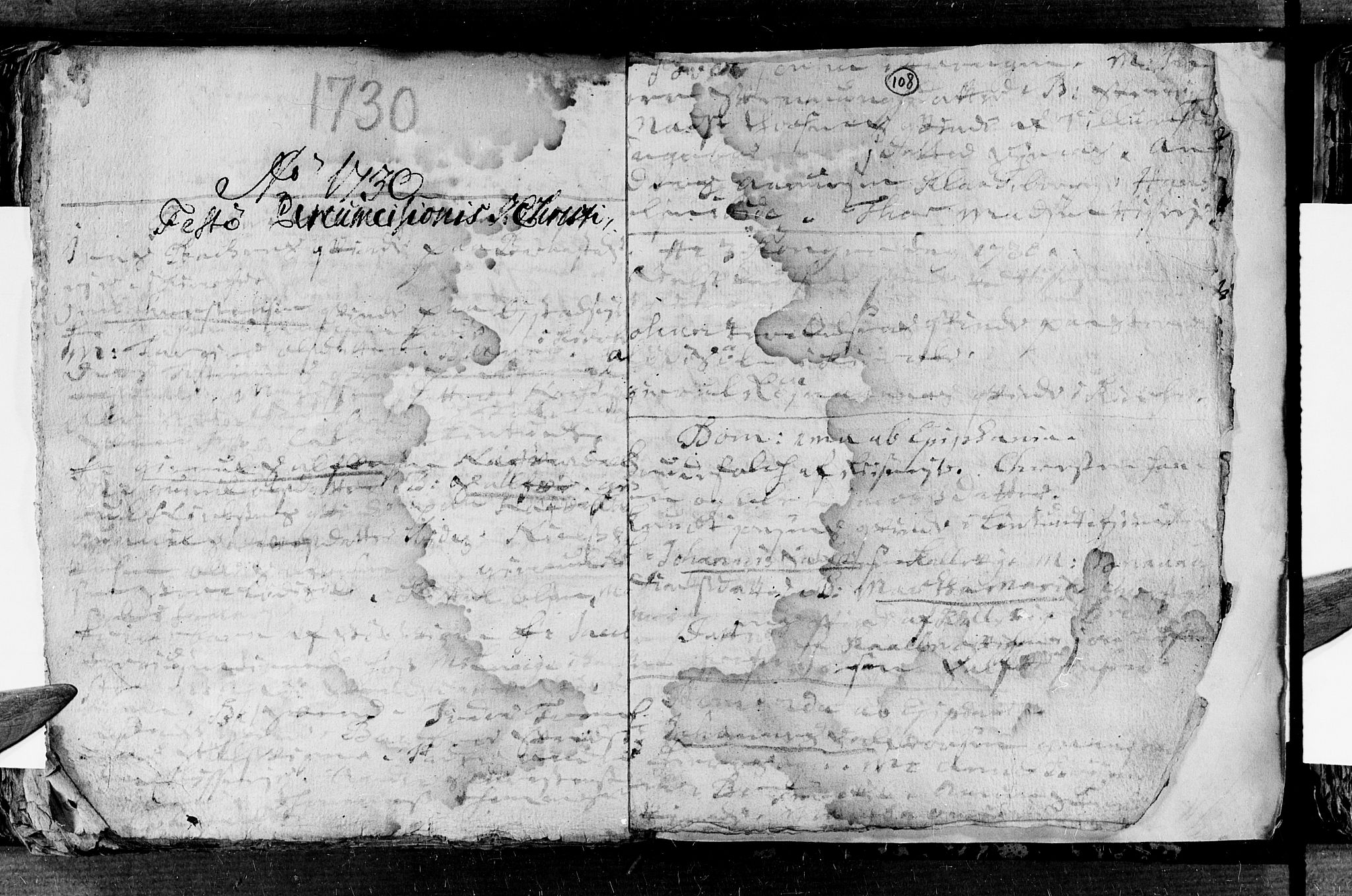 Øyestad sokneprestkontor, AV/SAK-1111-0049/F/Fa/L0003: Parish register (official) no. A 3, 1722-1730, p. 108