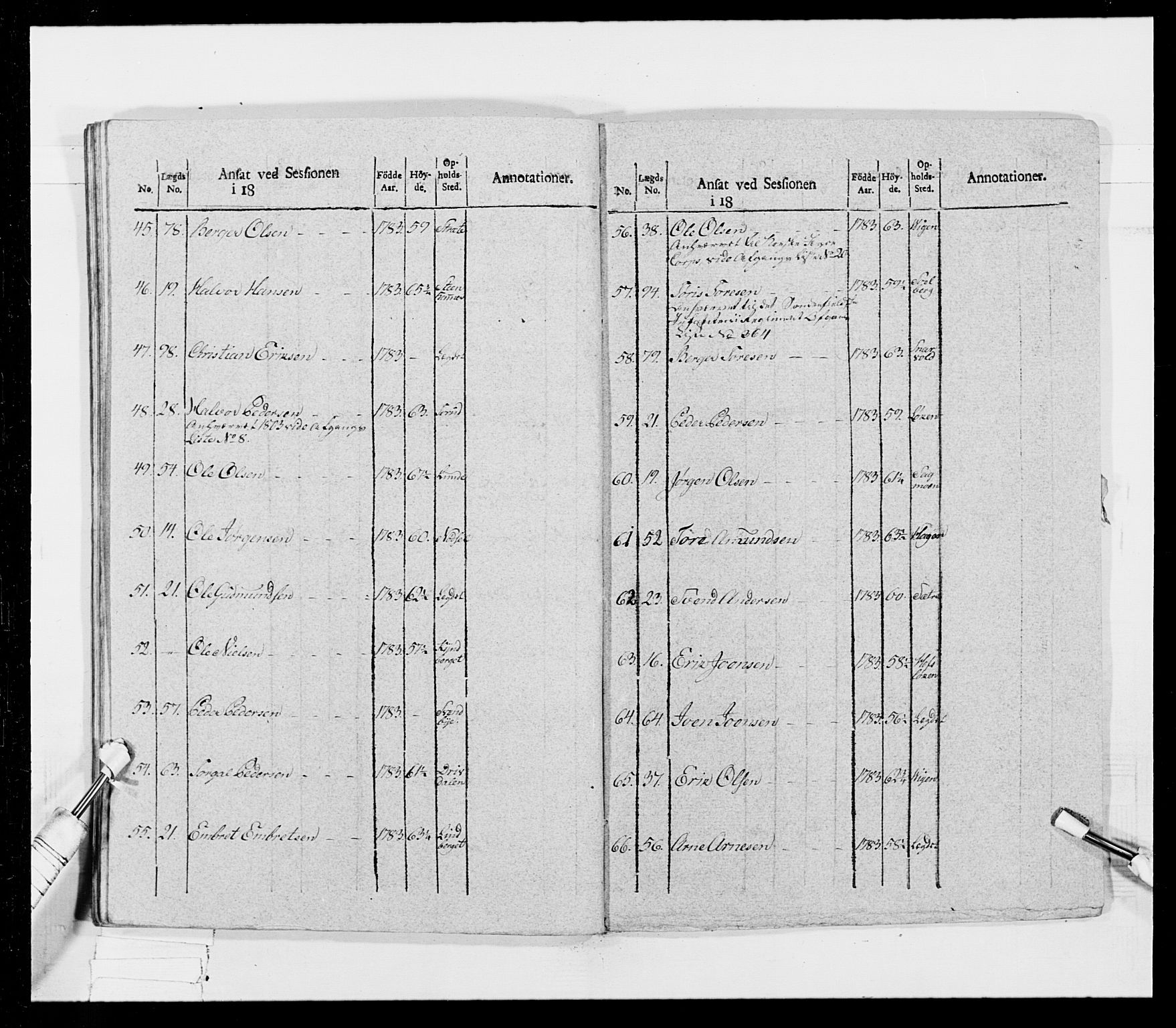 Generalitets- og kommissariatskollegiet, Det kongelige norske kommissariatskollegium, RA/EA-5420/E/Eh/L0026: Skiløperkompaniene, 1805-1810, p. 120