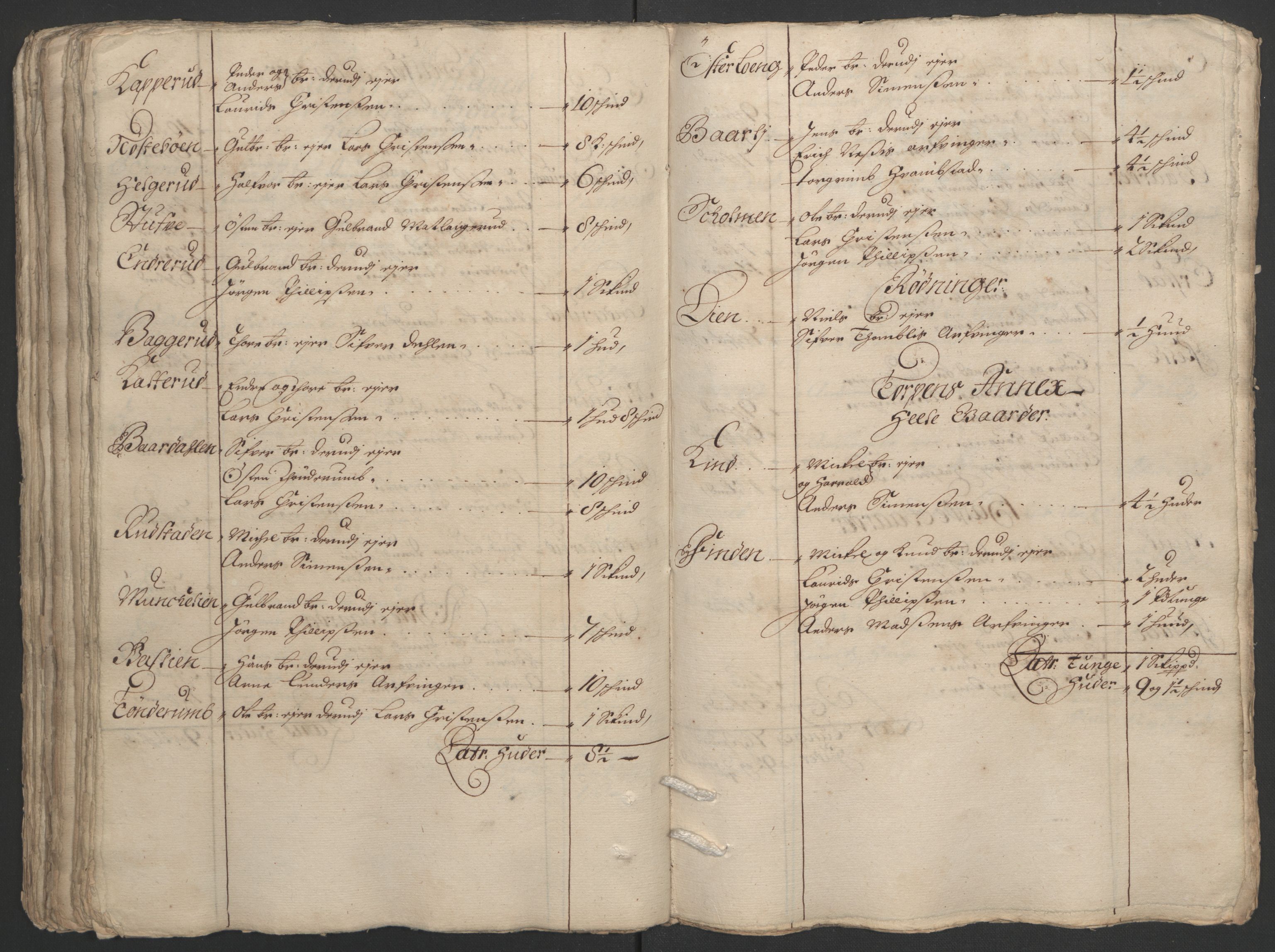 Rentekammeret inntil 1814, Reviderte regnskaper, Fogderegnskap, AV/RA-EA-4092/R18/L1290: Fogderegnskap Hadeland, Toten og Valdres, 1691, p. 155