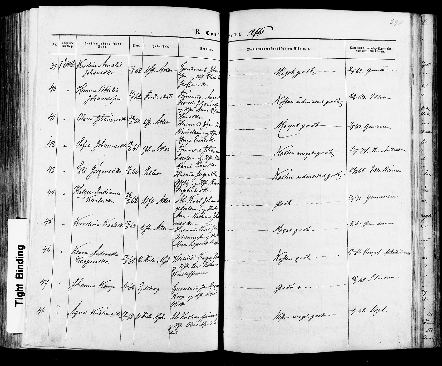 Vestre Aker prestekontor Kirkebøker, SAO/A-10025/F/Fa/L0005: Parish register (official) no. 5, 1859-1877, p. 290