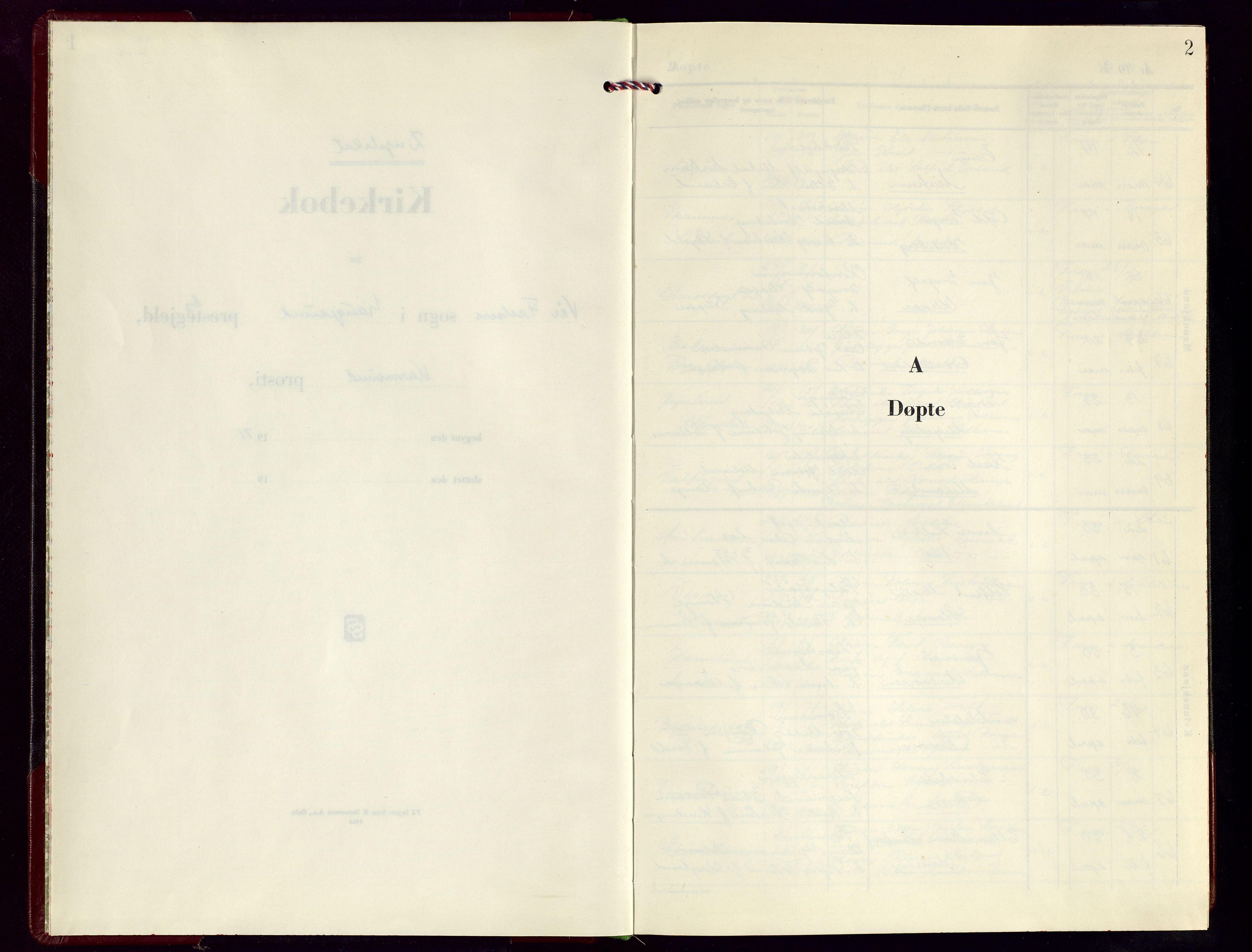 Vår Frelser sokneprestkontor, AV/SAST-A -101860/H/Ha/Hab/L0002: Parish register (copy), 1971-1972, p. 2