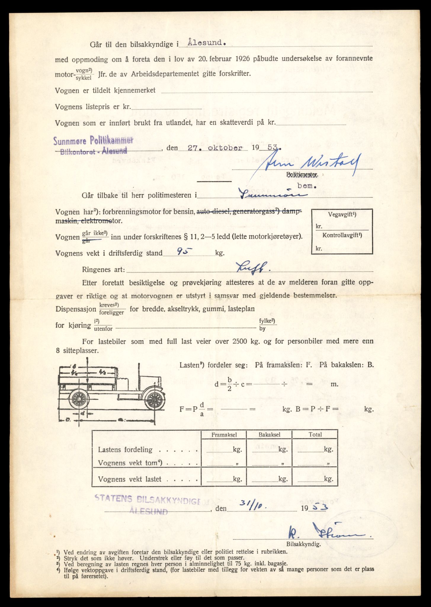 Møre og Romsdal vegkontor - Ålesund trafikkstasjon, AV/SAT-A-4099/F/Fe/L0037: Registreringskort for kjøretøy T 13031 - T 13179, 1927-1998, p. 382
