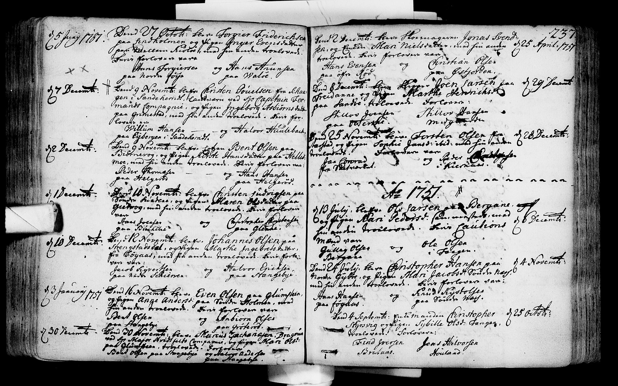 Nøtterøy kirkebøker, SAKO/A-354/F/Fa/L0002: Parish register (official) no. I 2, 1738-1790, p. 237