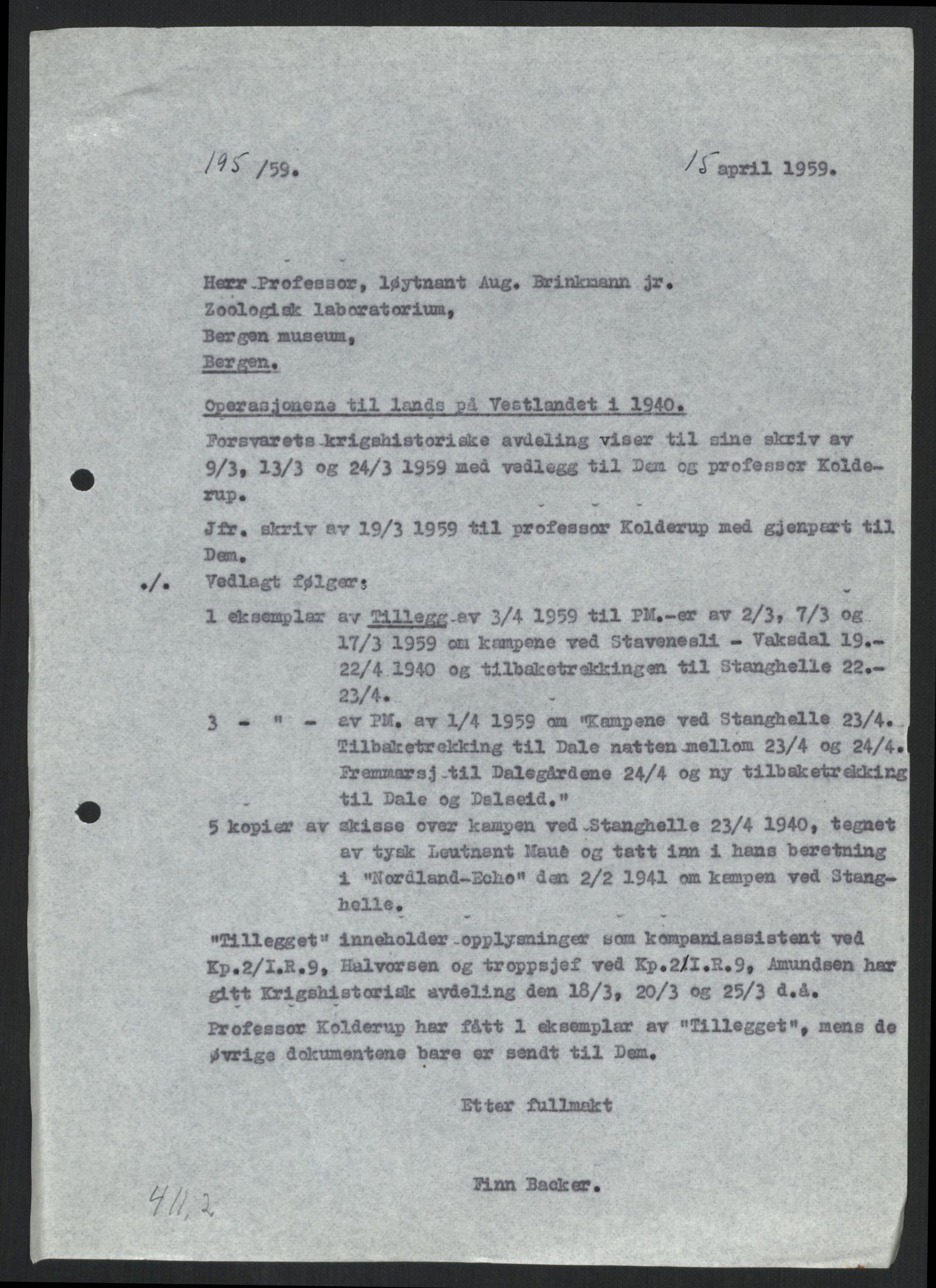 Forsvaret, Forsvarets krigshistoriske avdeling, AV/RA-RAFA-2017/Y/Yb/L0100: II-C-11-401-402  -  4. Divisjon., 1940-1962, p. 546