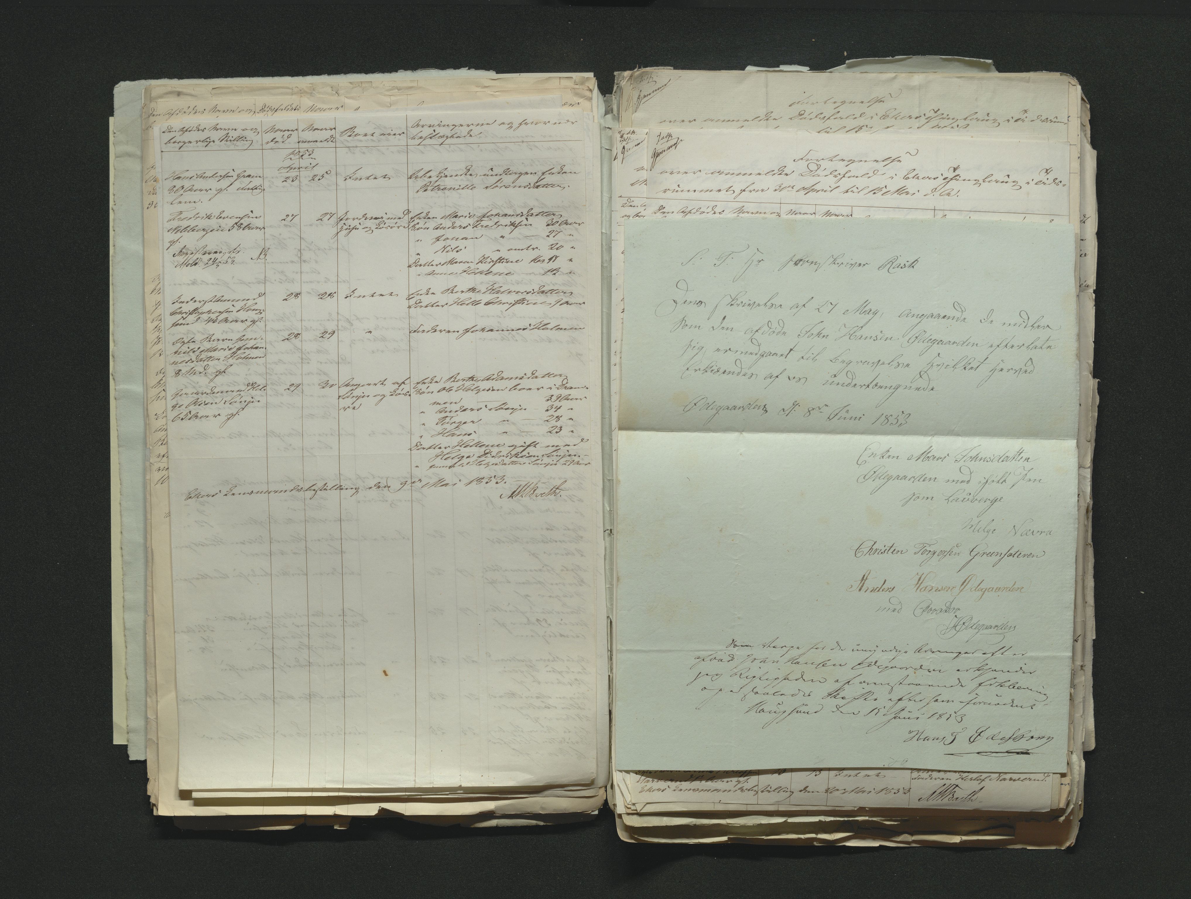 Eiker, Modum og Sigdal sorenskriveri, AV/SAKO-A-123/H/Ha/Hab/L0008: Dødsfallsmeldinger, 1850-1853