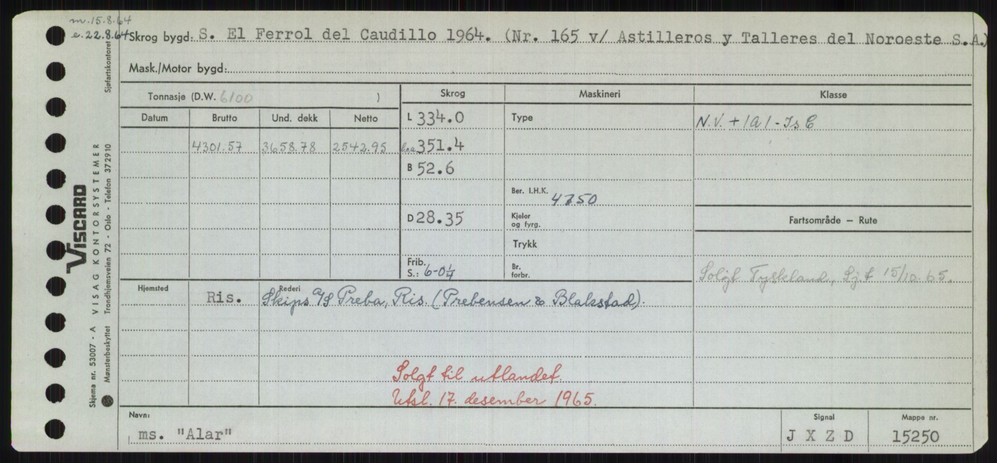 Sjøfartsdirektoratet med forløpere, Skipsmålingen, AV/RA-S-1627/H/Hd/L0001: Fartøy, A-Anv, p. 243