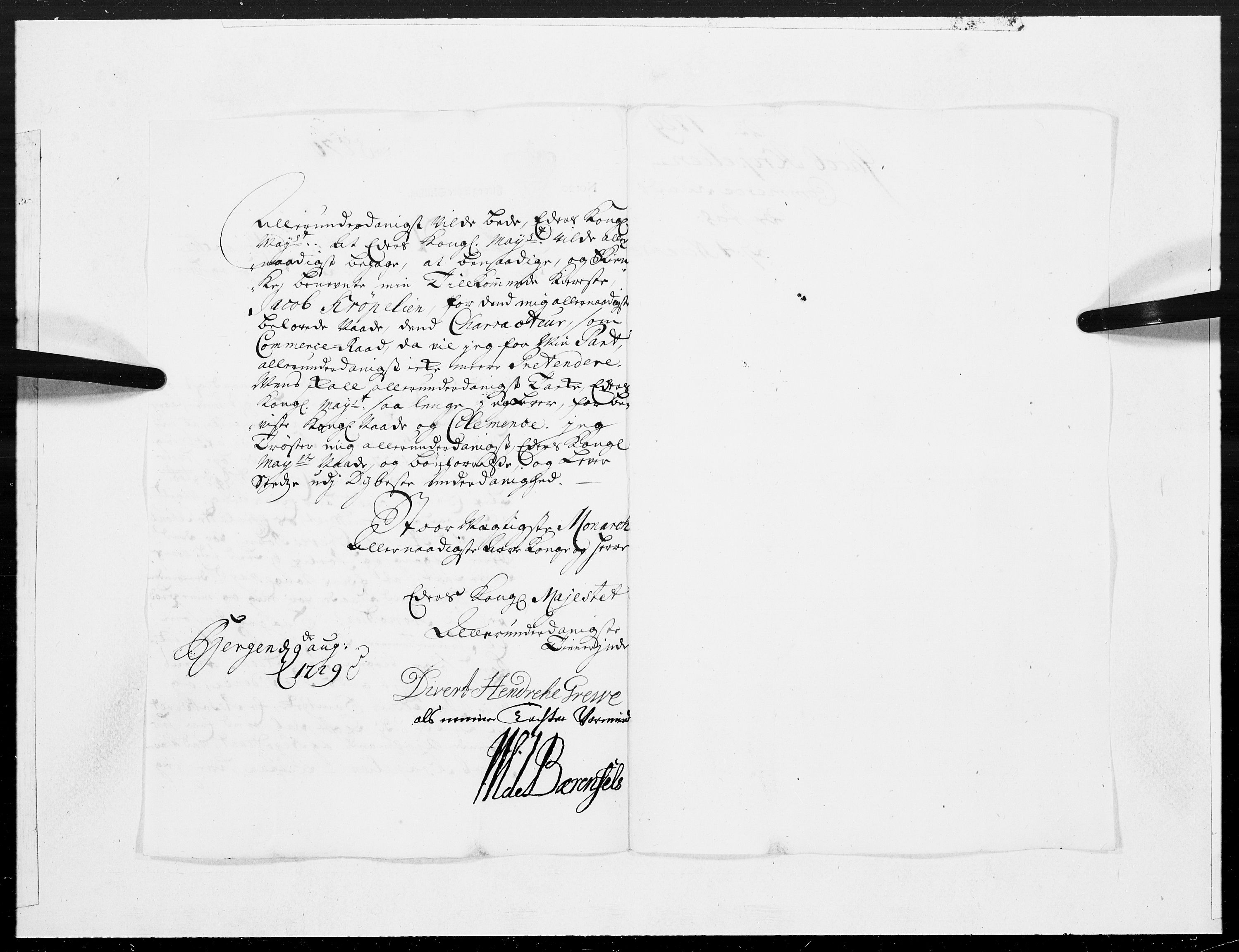 Danske Kanselli 1572-1799, RA/EA-3023/F/Fc/Fcc/Fcca/L0105: Norske innlegg 1572-1799, 1729, p. 204