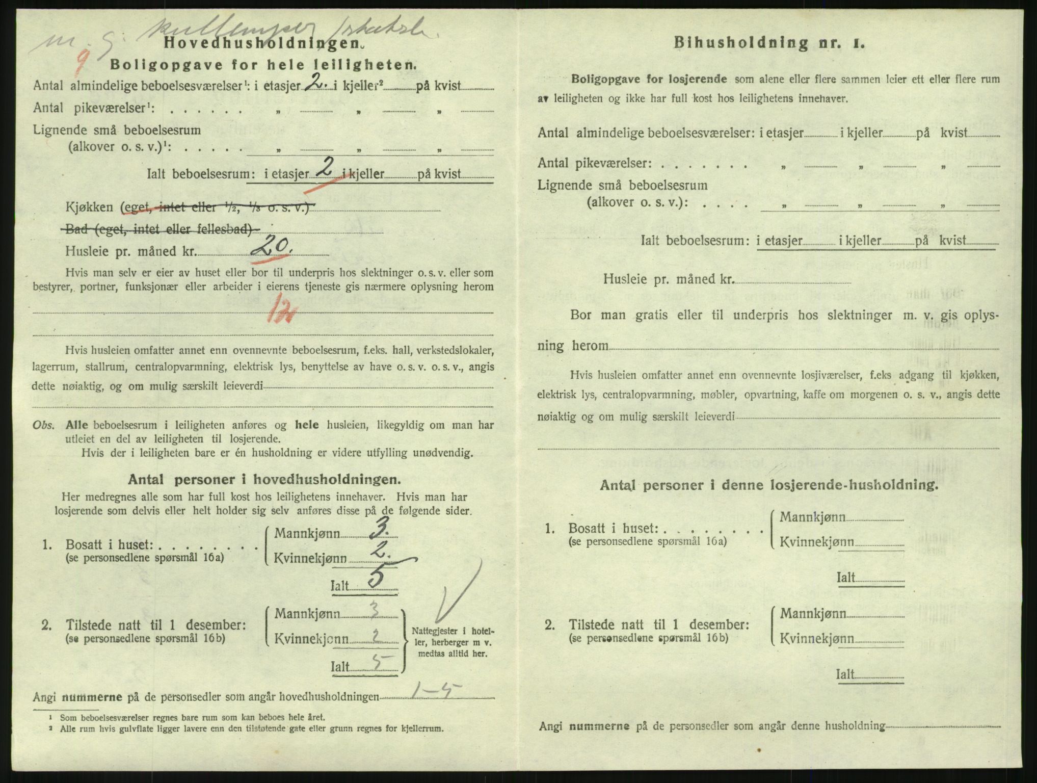 SAKO, 1920 census for Larvik, 1920, p. 6623