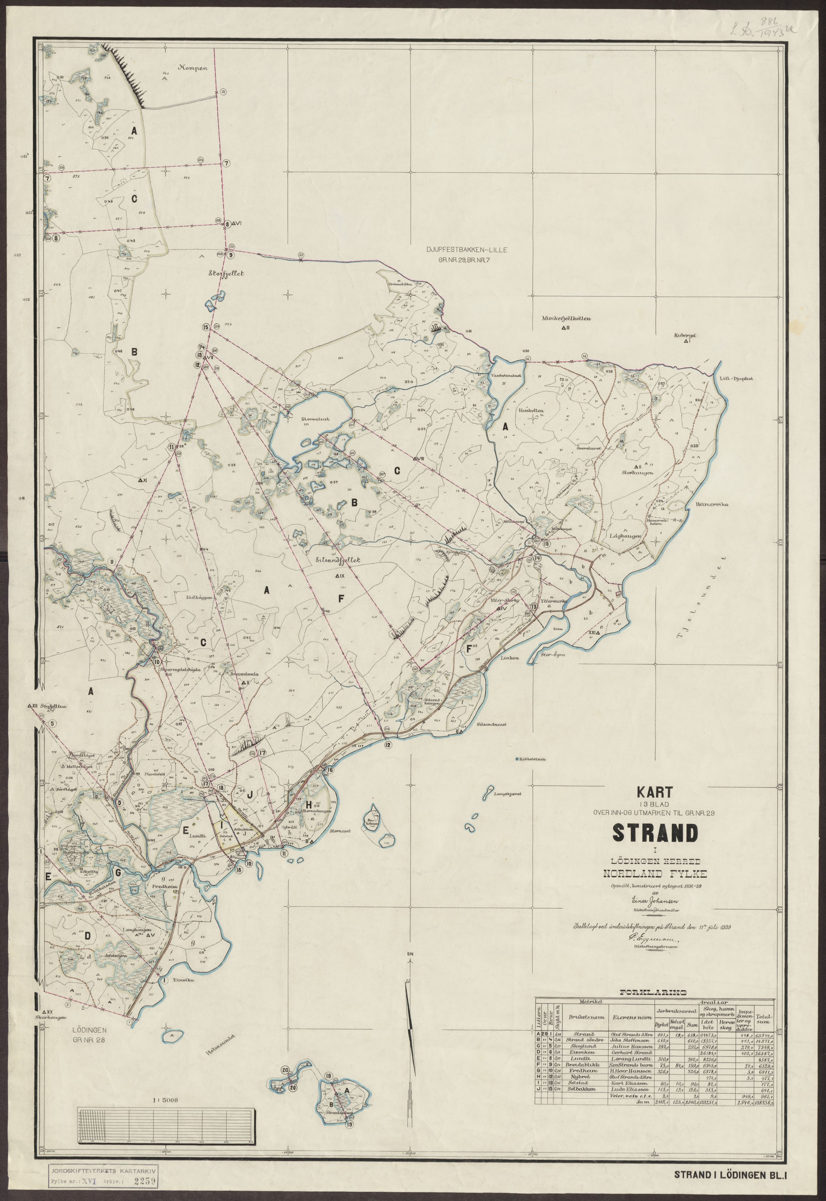Jordskifteverkets kartarkiv, AV/RA-S-3929/T, 1859-1988, p. 2817