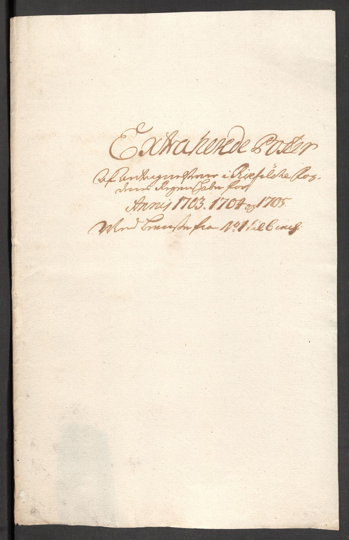 Rentekammeret inntil 1814, Reviderte regnskaper, Fogderegnskap, RA/EA-4092/R47/L2860: Fogderegnskap Ryfylke, 1703-1705, p. 551