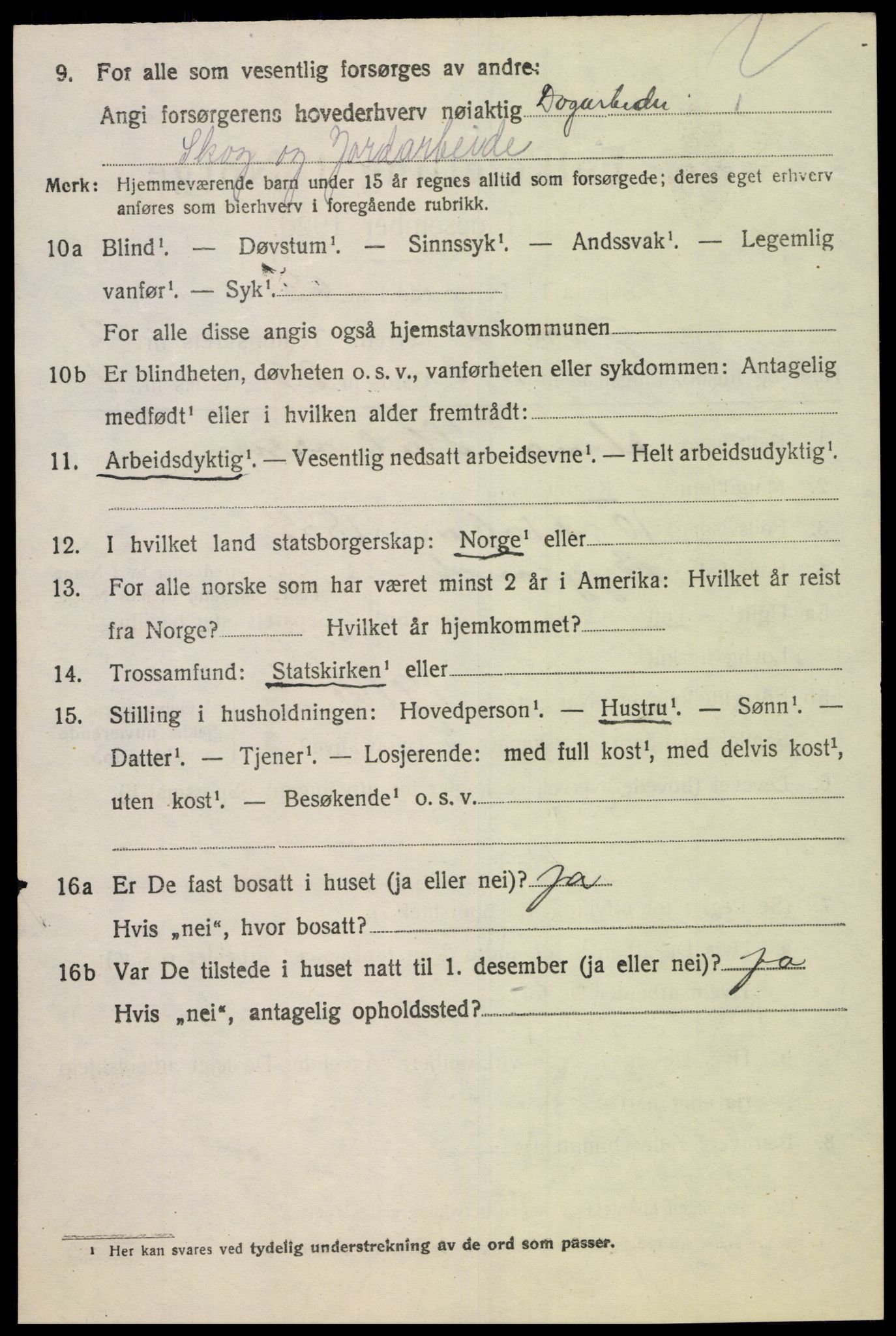 SAK, 1920 census for Øvrebø, 1920, p. 661