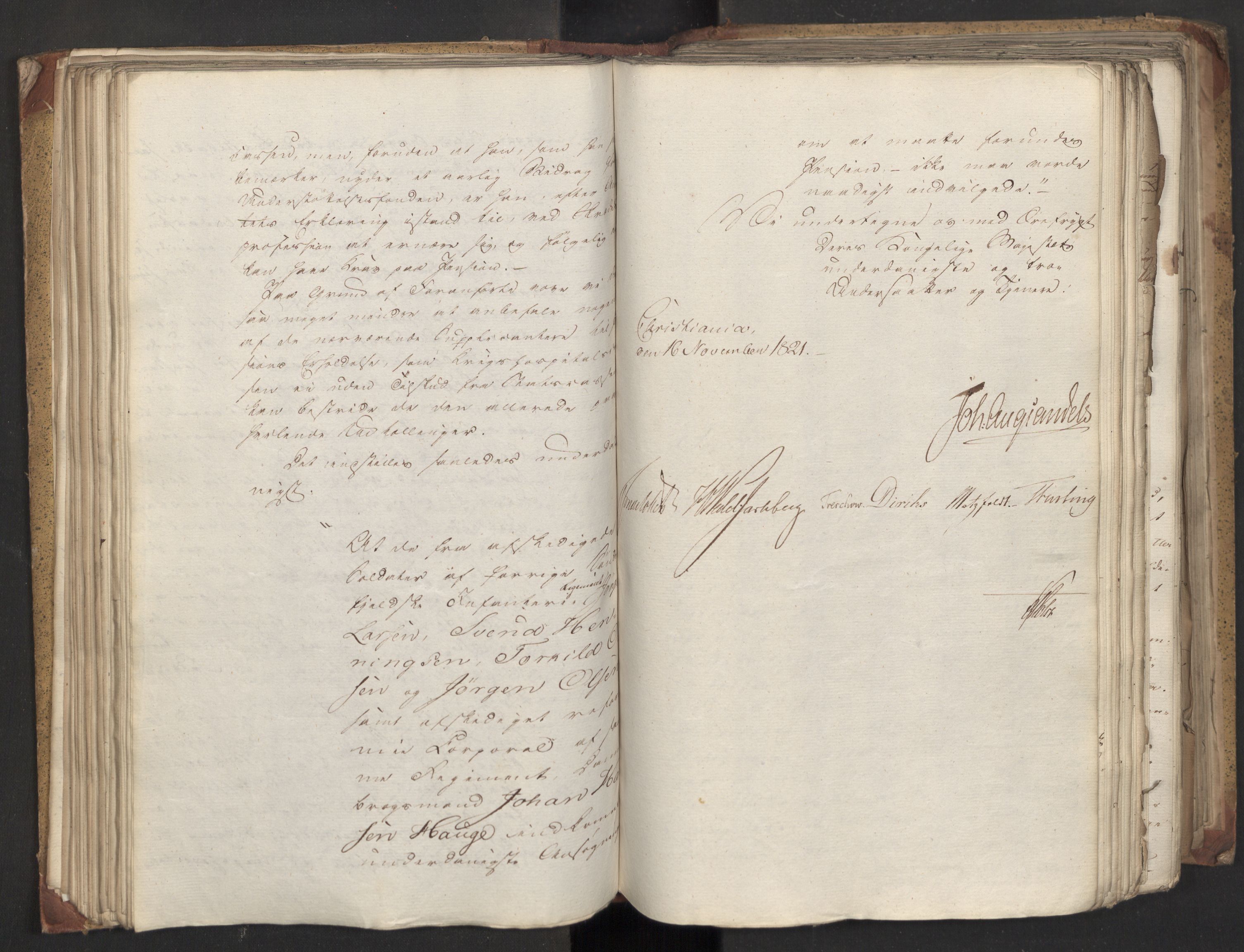 Statsrådsavdelingen i Stockholm, AV/RA-S-1003/D/Da/L0028: Regjeringsinnstillinger nr. 5437-5586, 1821, p. 106
