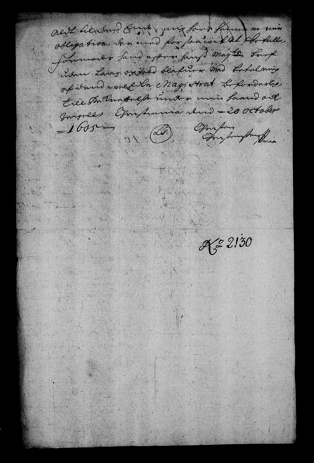Stattholderembetet 1572-1771, RA/EA-2870/Af/L0002: Avskrifter av vedlegg til originale supplikker, nummerert i samsvar med supplikkbøkene, 1687-1689, p. 368