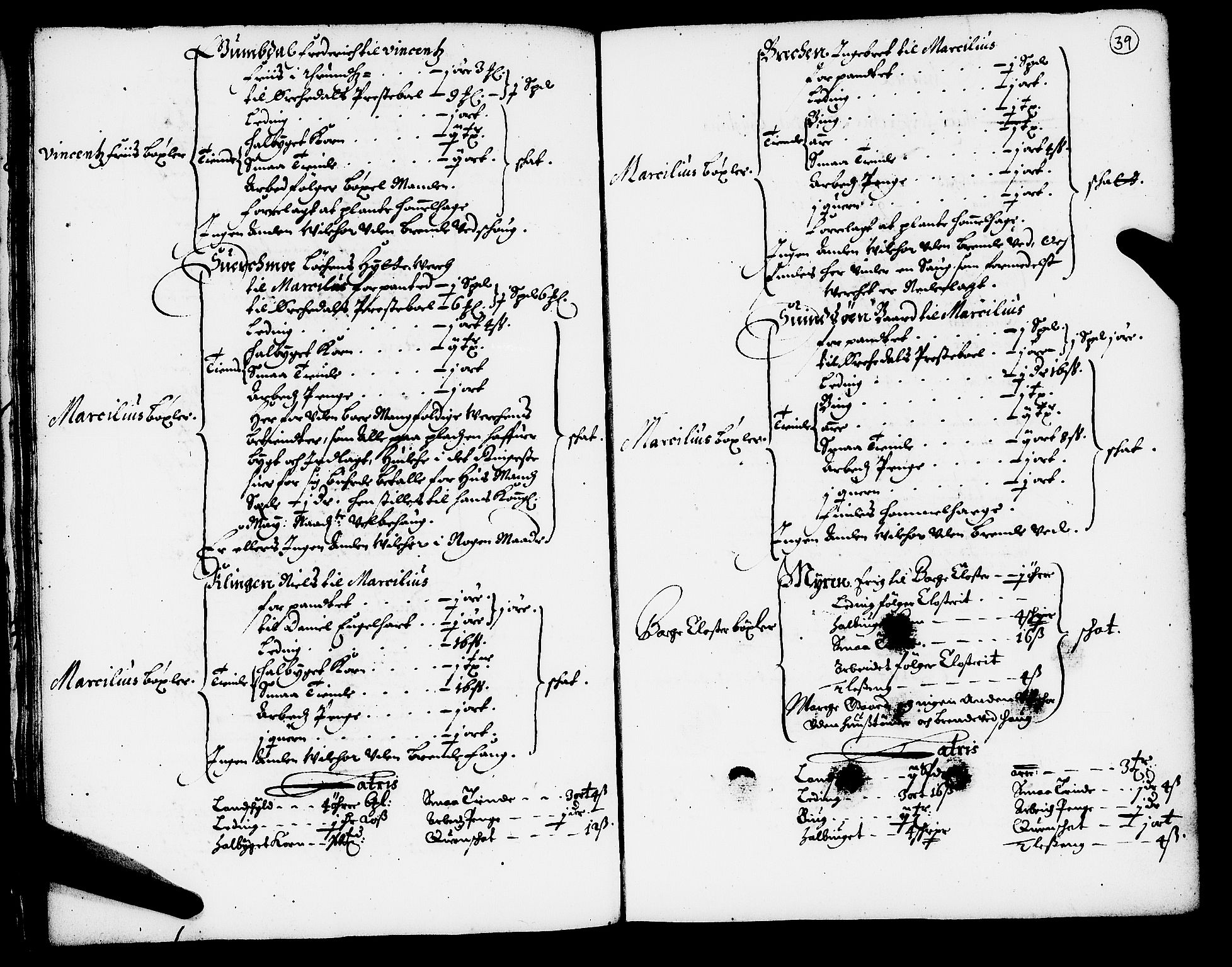 Rentekammeret inntil 1814, Realistisk ordnet avdeling, AV/RA-EA-4070/N/Nb/Nba/L0050: Orkdal fogderi, 1666, p. 38b-39a