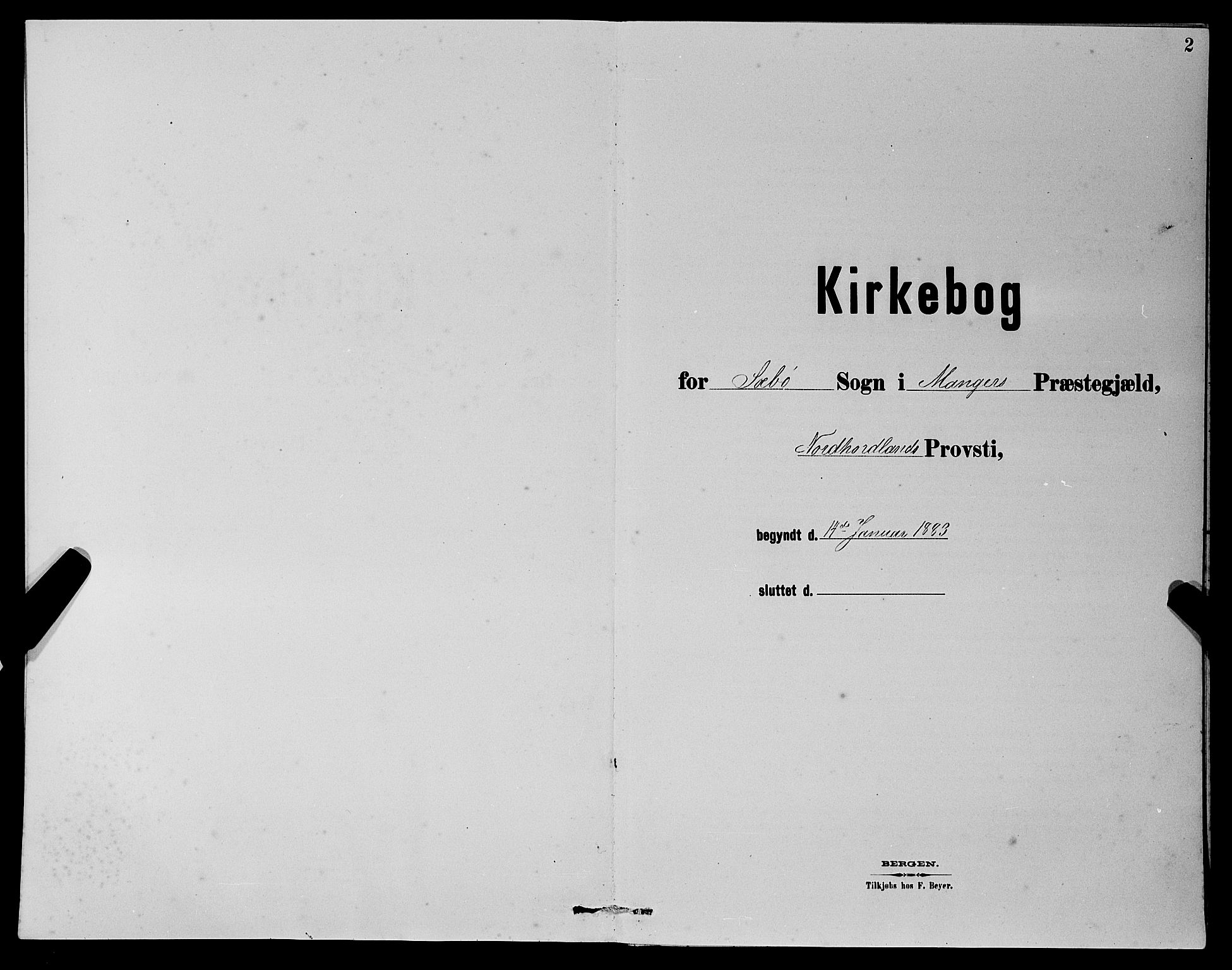 Manger sokneprestembete, AV/SAB-A-76801/H/Haa: Parish register (official) no. D 2, 1894-1908, p. 2