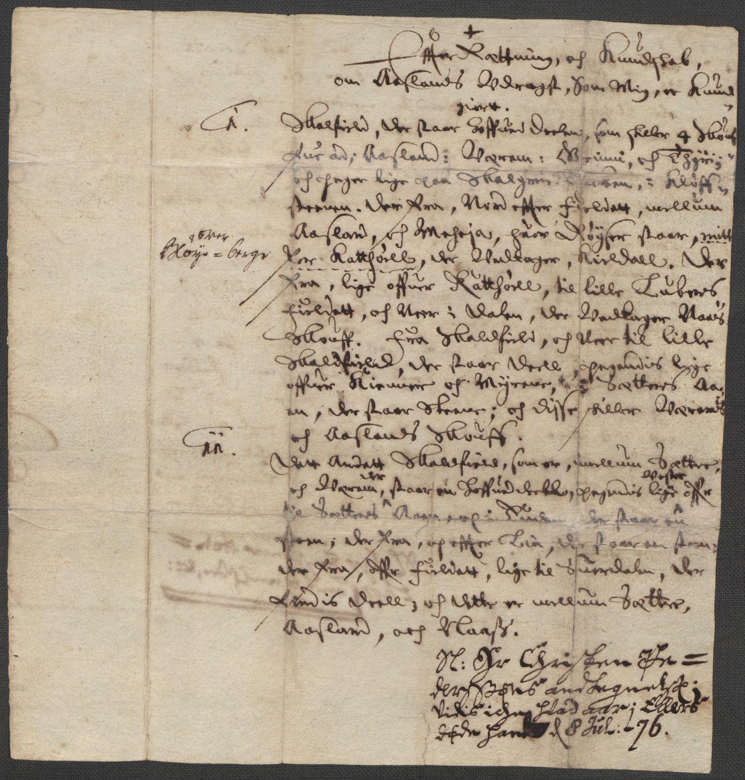 Riksarkivets diplomsamling, RA/EA-5965/F15/L0027: Prestearkiv - Telemark, 1587-1738, p. 133