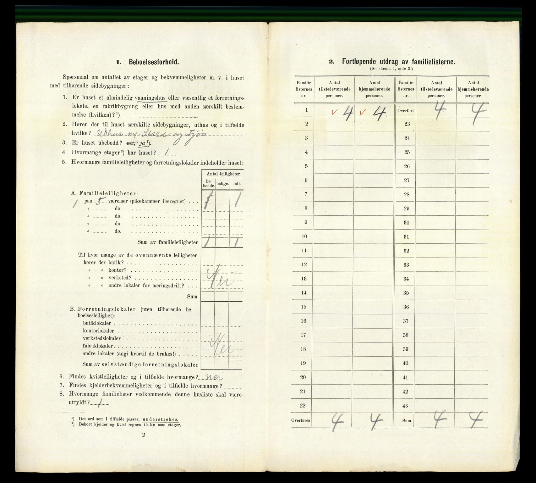 RA, 1910 census for Arendal, 1910, p. 7926