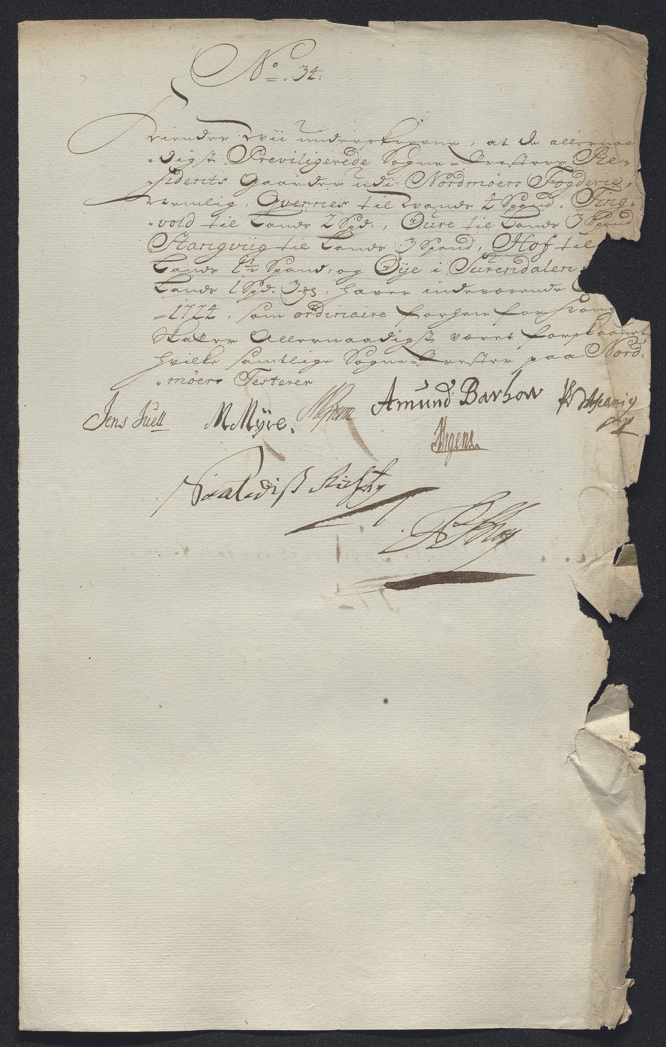 Rentekammeret inntil 1814, Reviderte regnskaper, Fogderegnskap, RA/EA-4092/R56/L3757: Fogderegnskap Nordmøre, 1724, p. 247