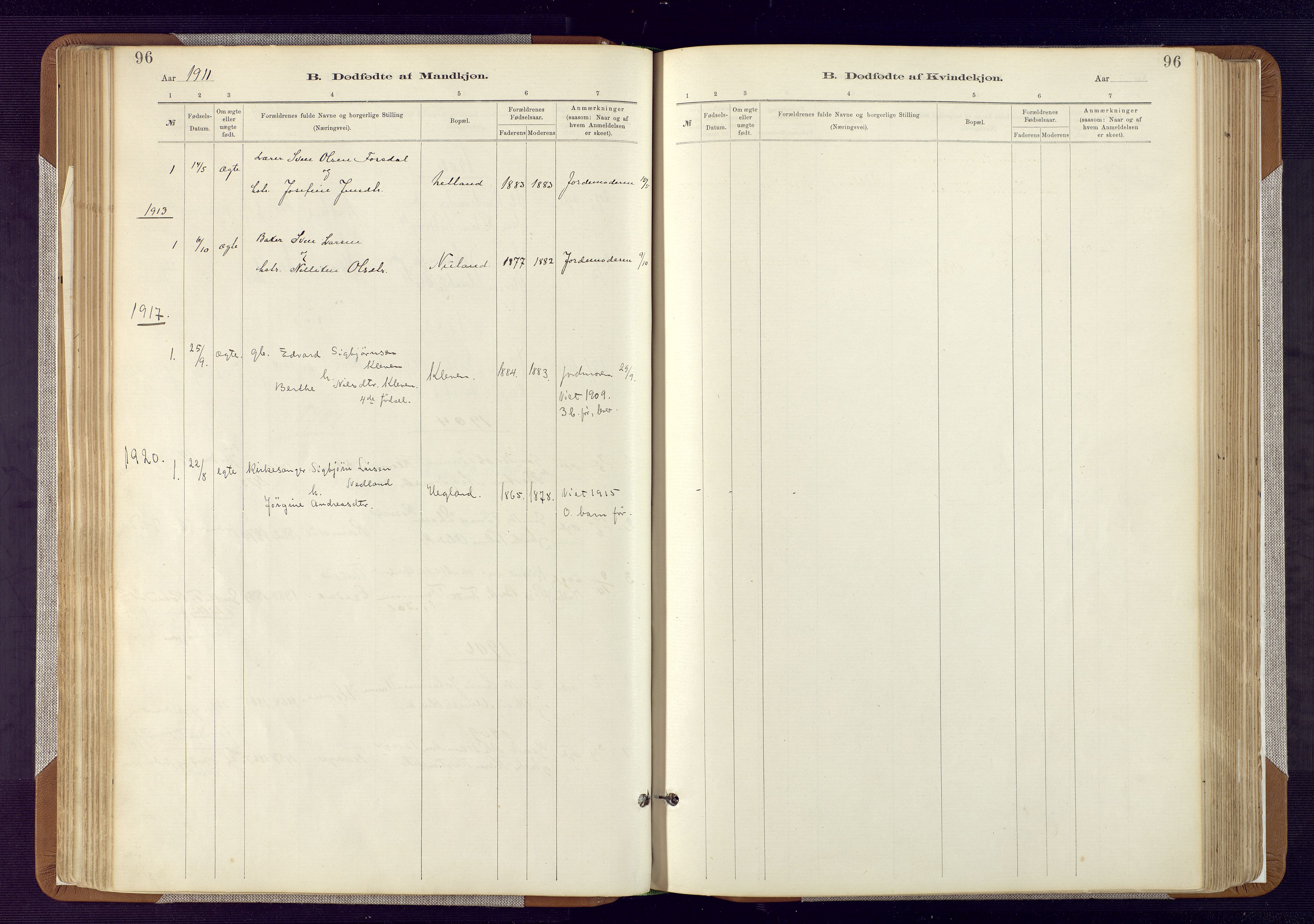 Bakke sokneprestkontor, AV/SAK-1111-0002/F/Fa/Fab/L0003: Parish register (official) no. A 3, 1884-1921, p. 96