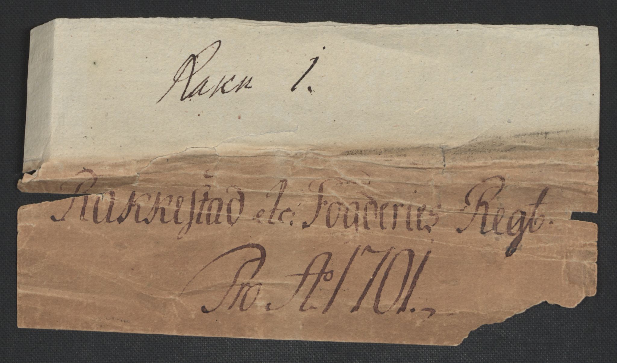 Rentekammeret inntil 1814, Reviderte regnskaper, Fogderegnskap, RA/EA-4092/R07/L0292: Fogderegnskap Rakkestad, Heggen og Frøland, 1701, p. 3
