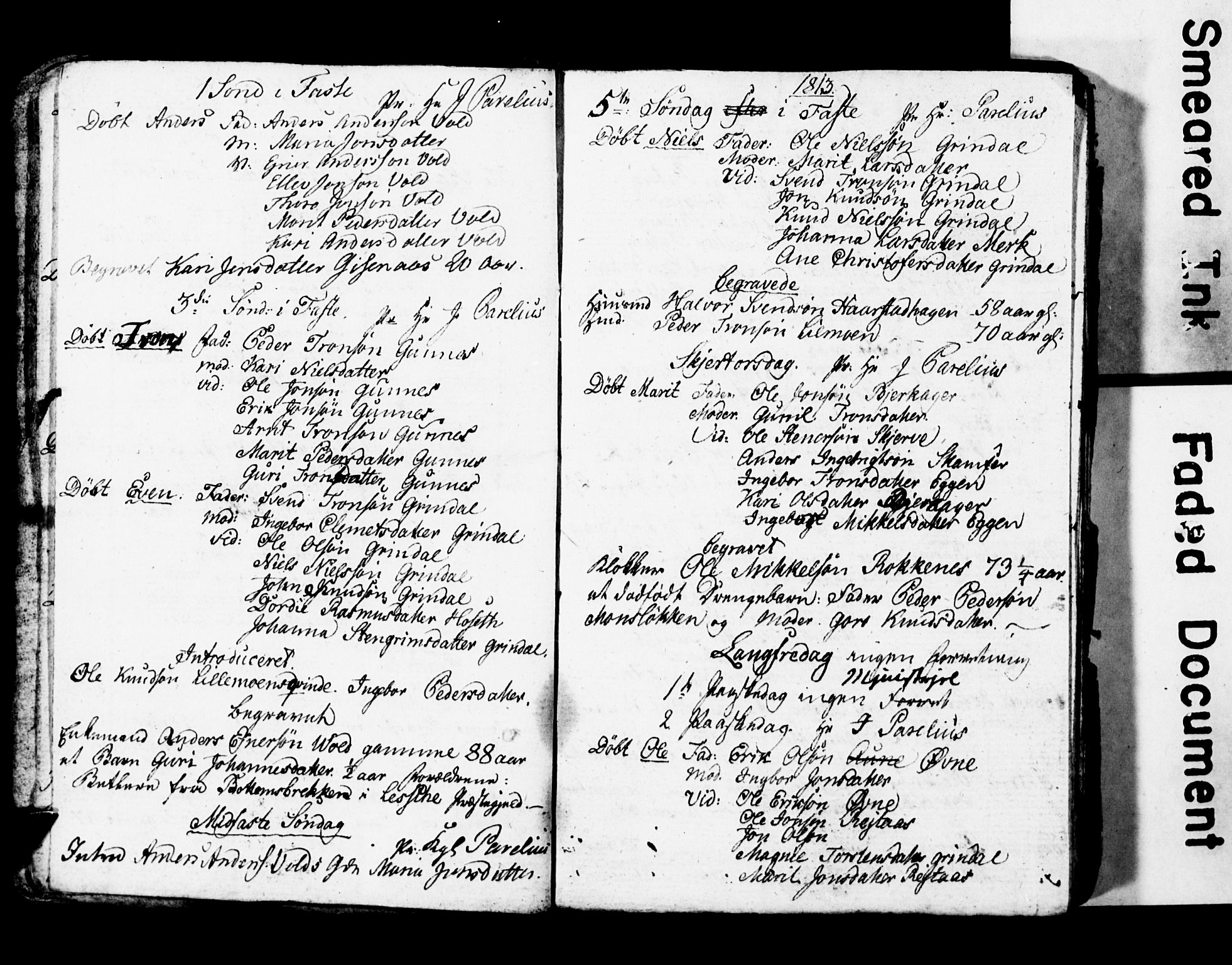 Ministerialprotokoller, klokkerbøker og fødselsregistre - Sør-Trøndelag, AV/SAT-A-1456/674/L0881: Parish register (copy) no. 674C08, 1813-1818