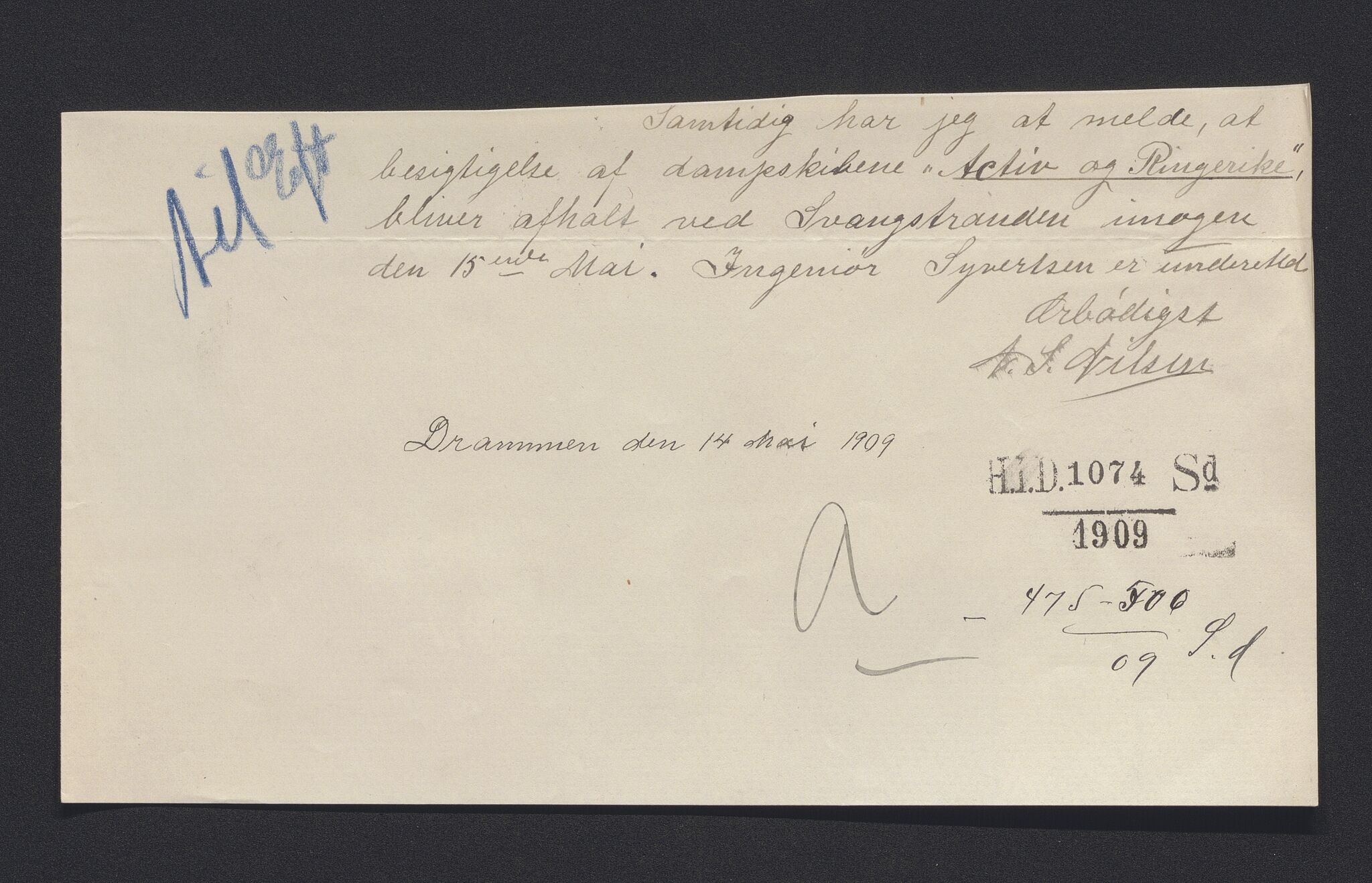 Sjøfartsdirektoratet med forløpere, skipsmapper slettede skip, AV/RA-S-4998/F/Fa/L0002: --, 1873-1923, p. 536