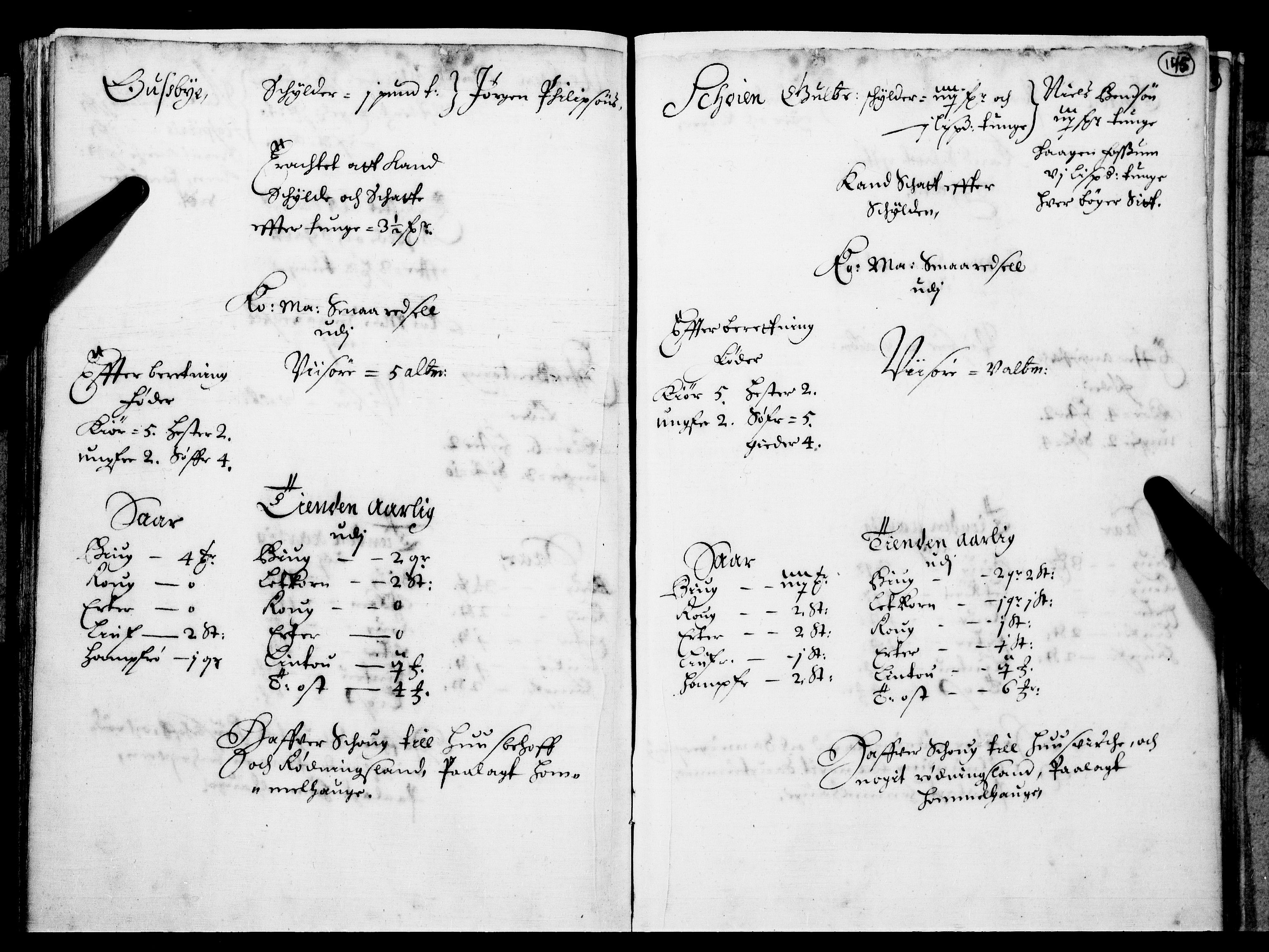 Rentekammeret inntil 1814, Realistisk ordnet avdeling, AV/RA-EA-4070/N/Nb/Nba/L0016: Hadeland og Valdres fogderi, 1. del, 1667, p. 144b-145a