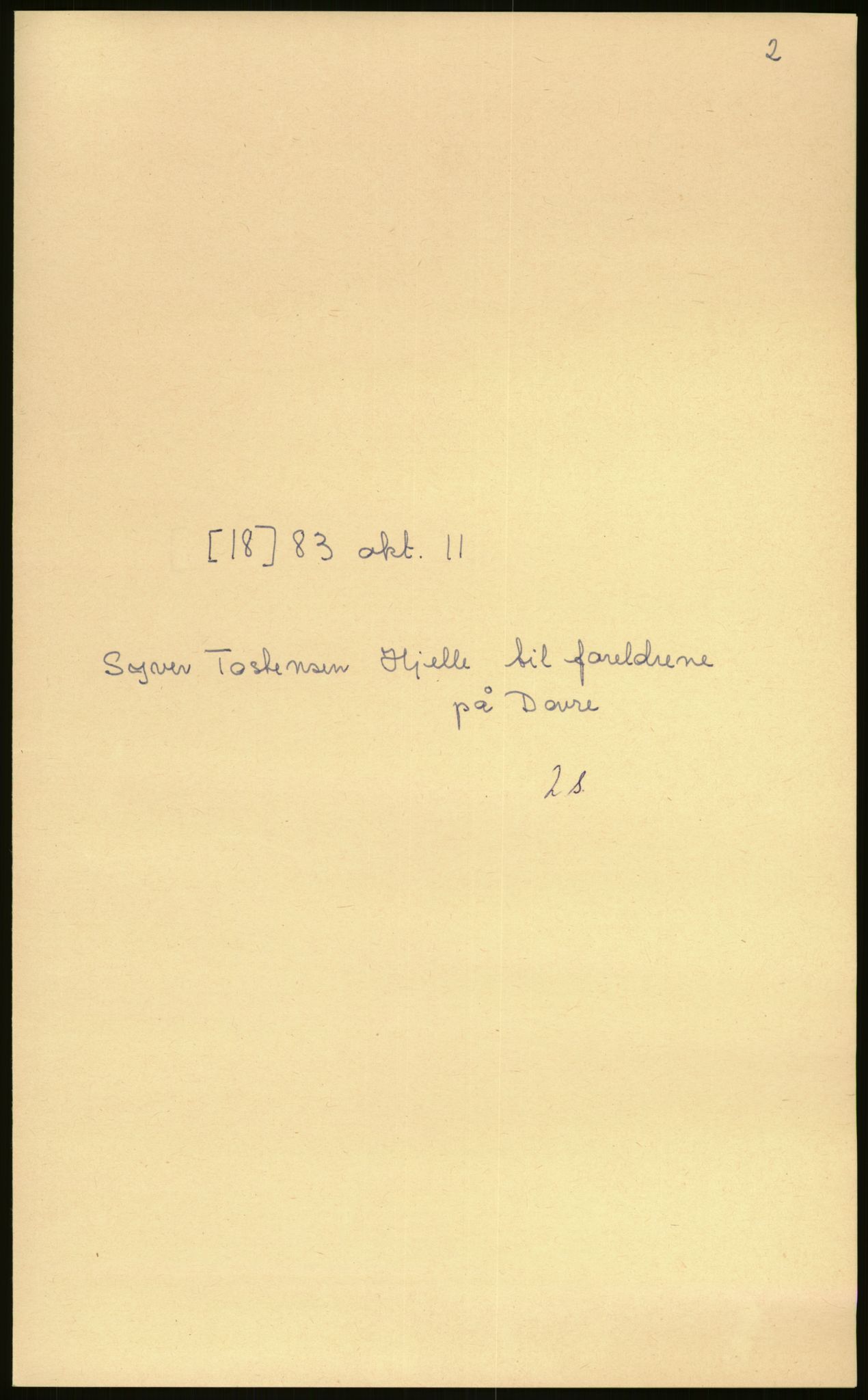 Samlinger til kildeutgivelse, Amerikabrevene, AV/RA-EA-4057/F/L0011: Innlån fra Oppland: Bræin - Knudsen, 1838-1914, p. 203